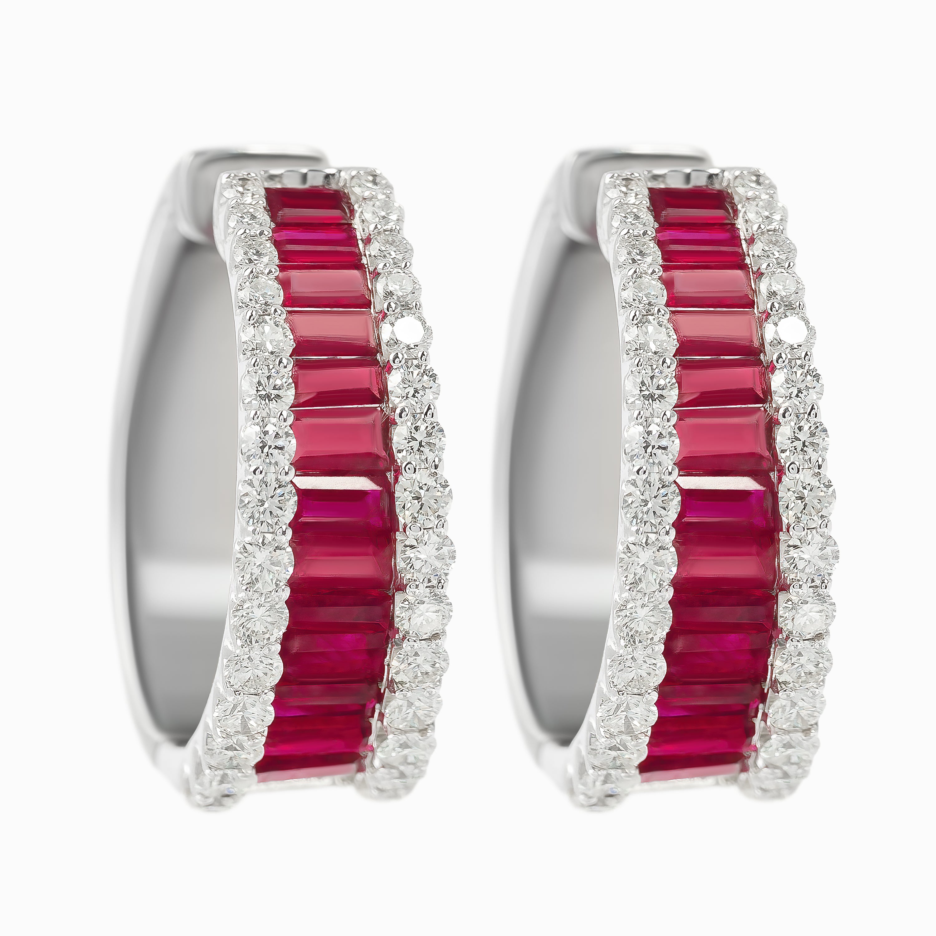 RUBY ELEGANCE HOOPS