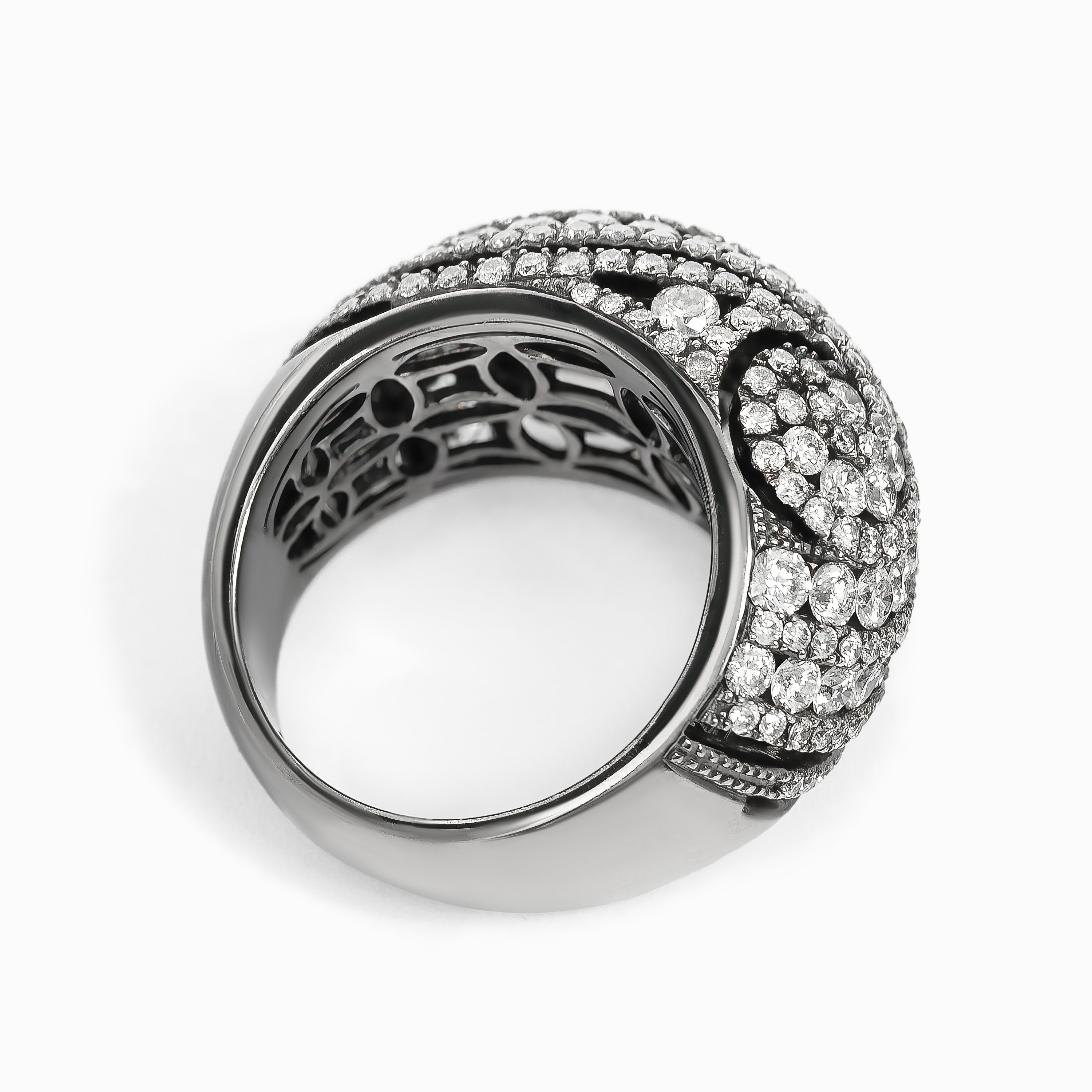 White Gold Ring with Diamond Only Stones