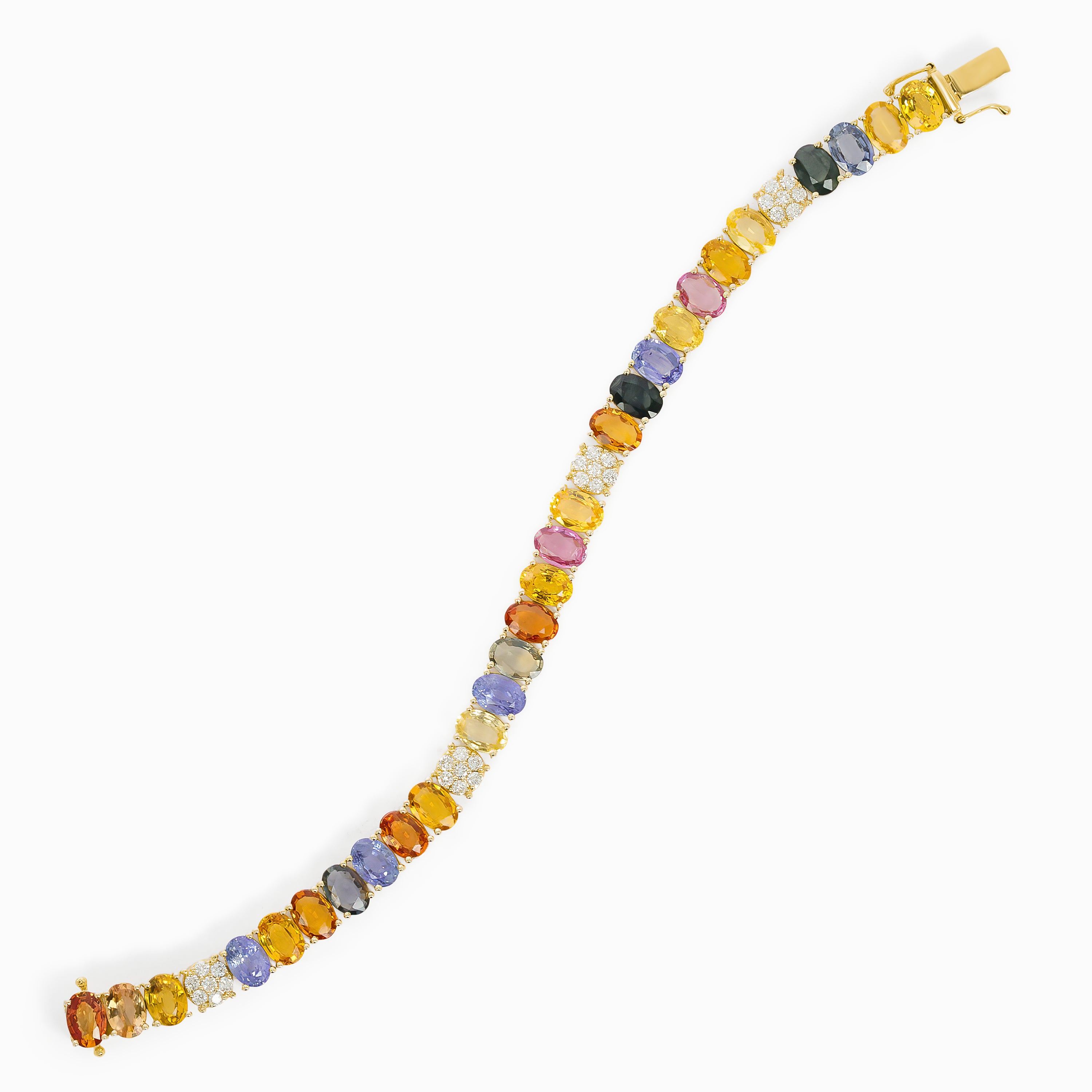 MULTICOLOR SAPPHIRE BRACELET