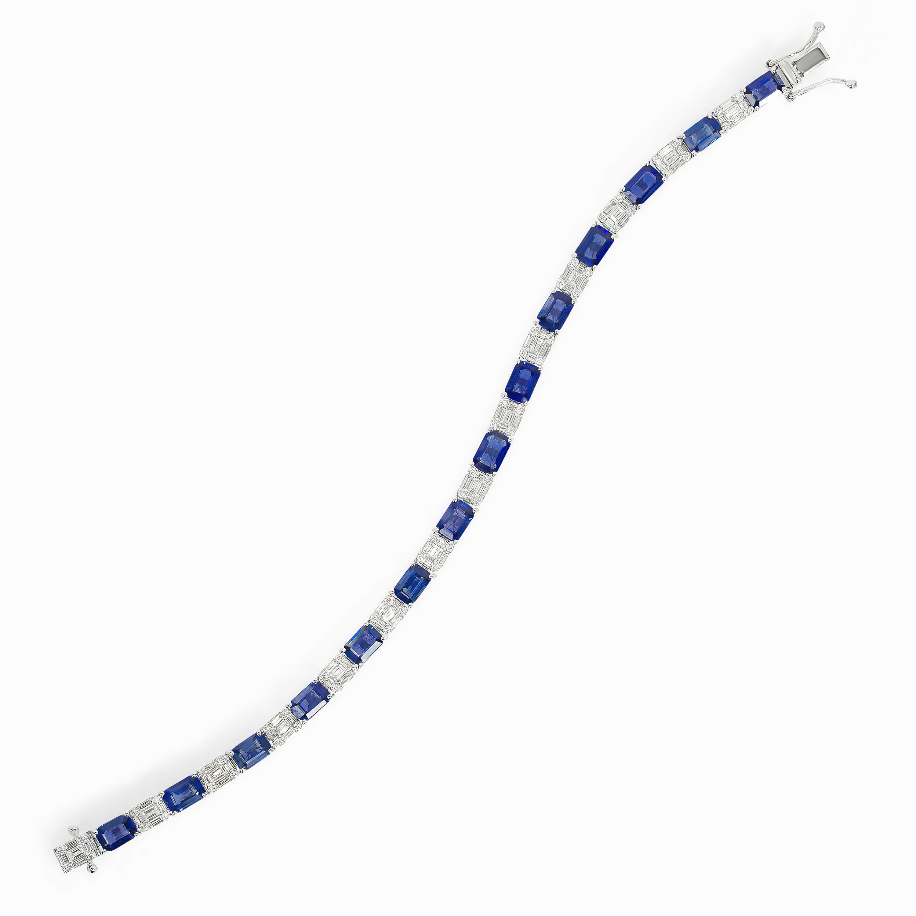 Sapphire and Diamond Bracelet