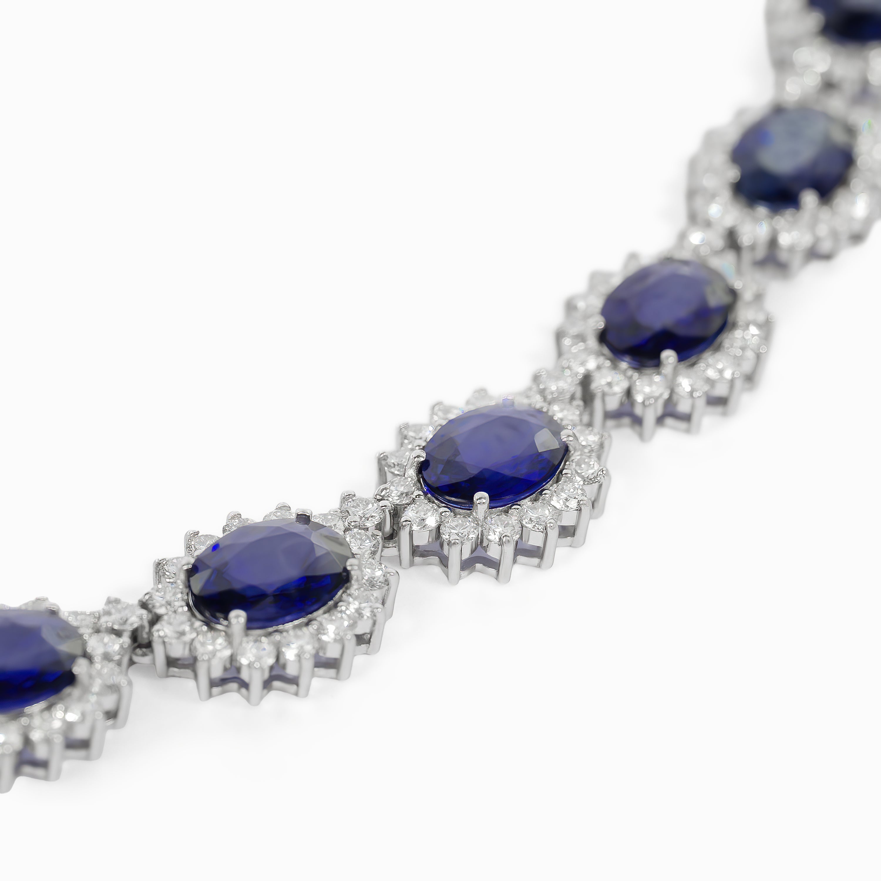 Diamond Sapphire Necklace