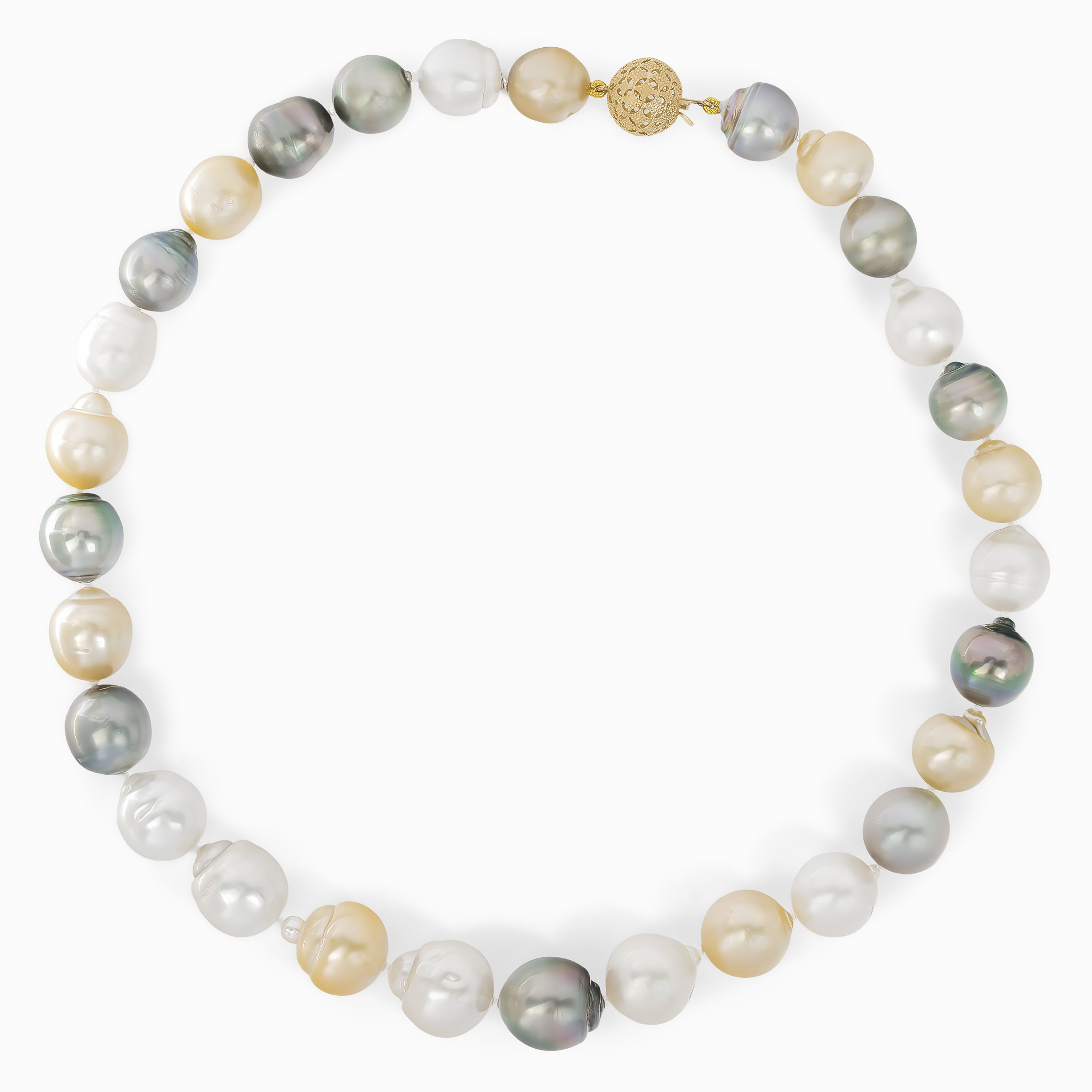 Multicolor Pearl Necklace
