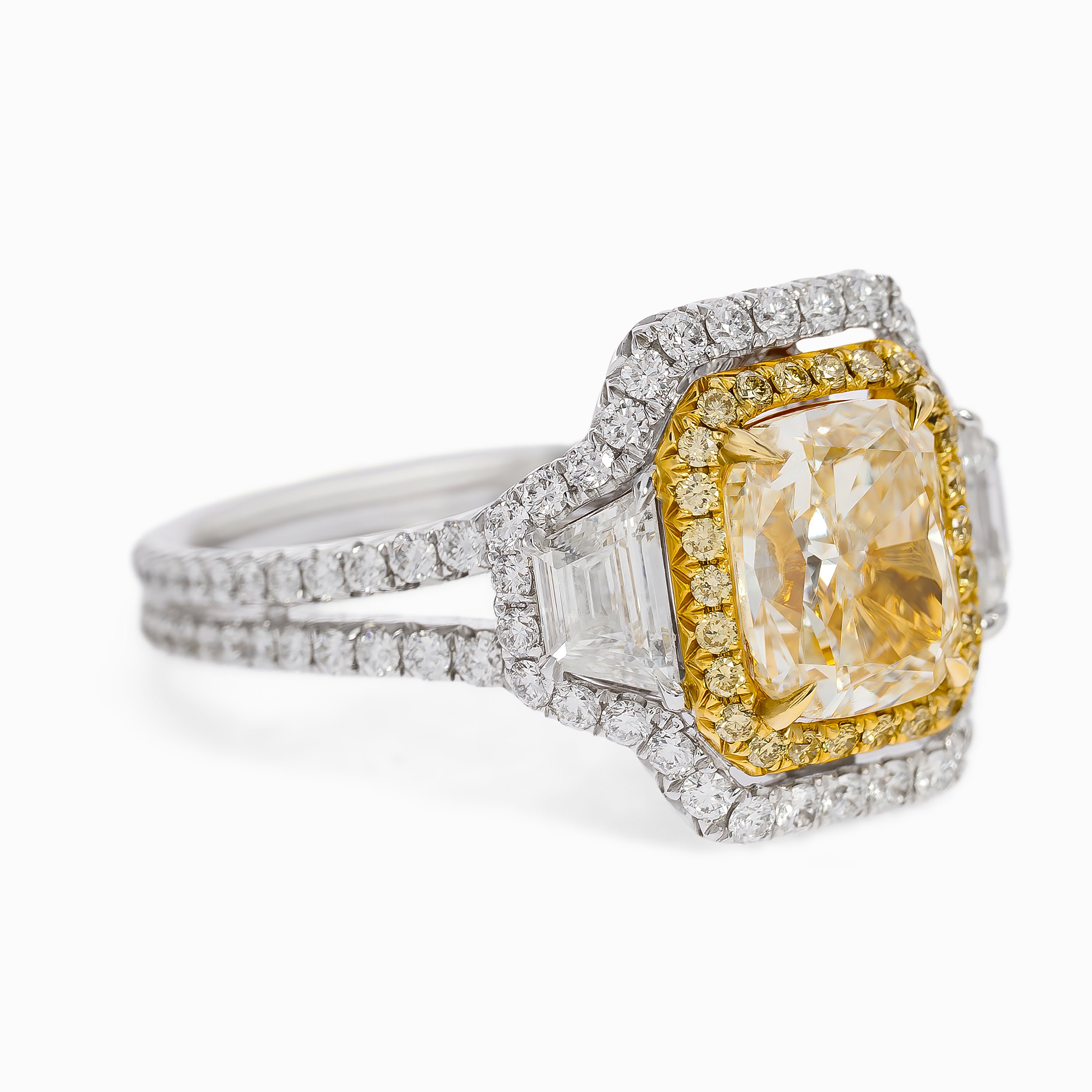 White Gold Ring with Diamond Only Stones