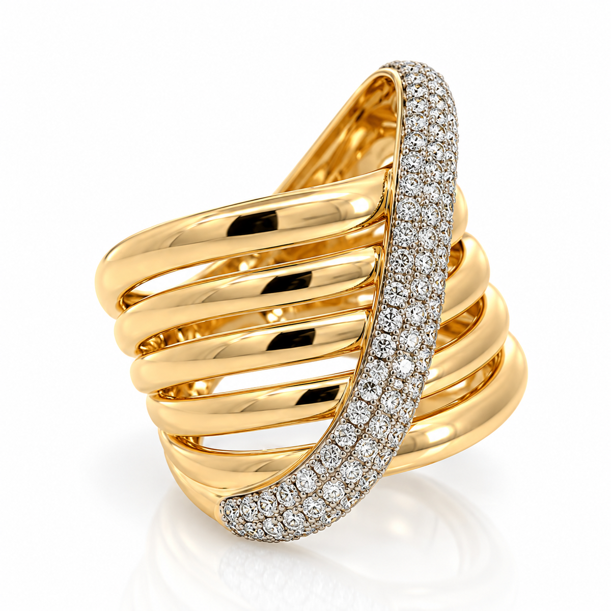Yellow Gold Diamond Rind