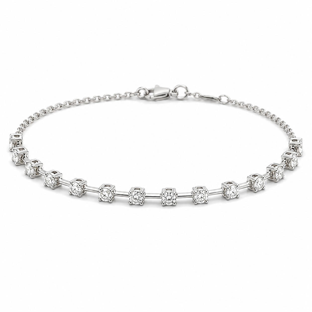 White Gold Diamond Bracelet
