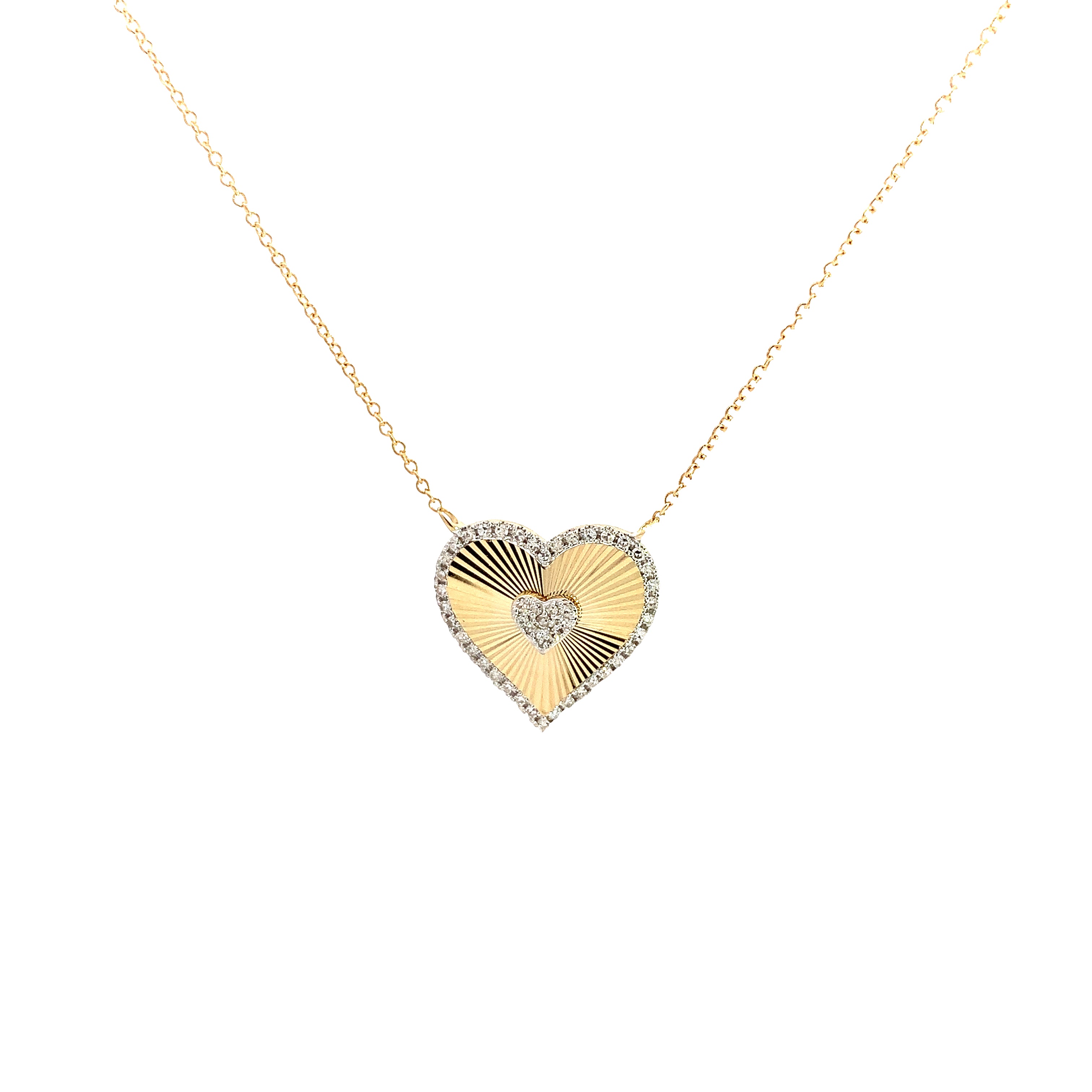 DIAMOND HEART PENDANT