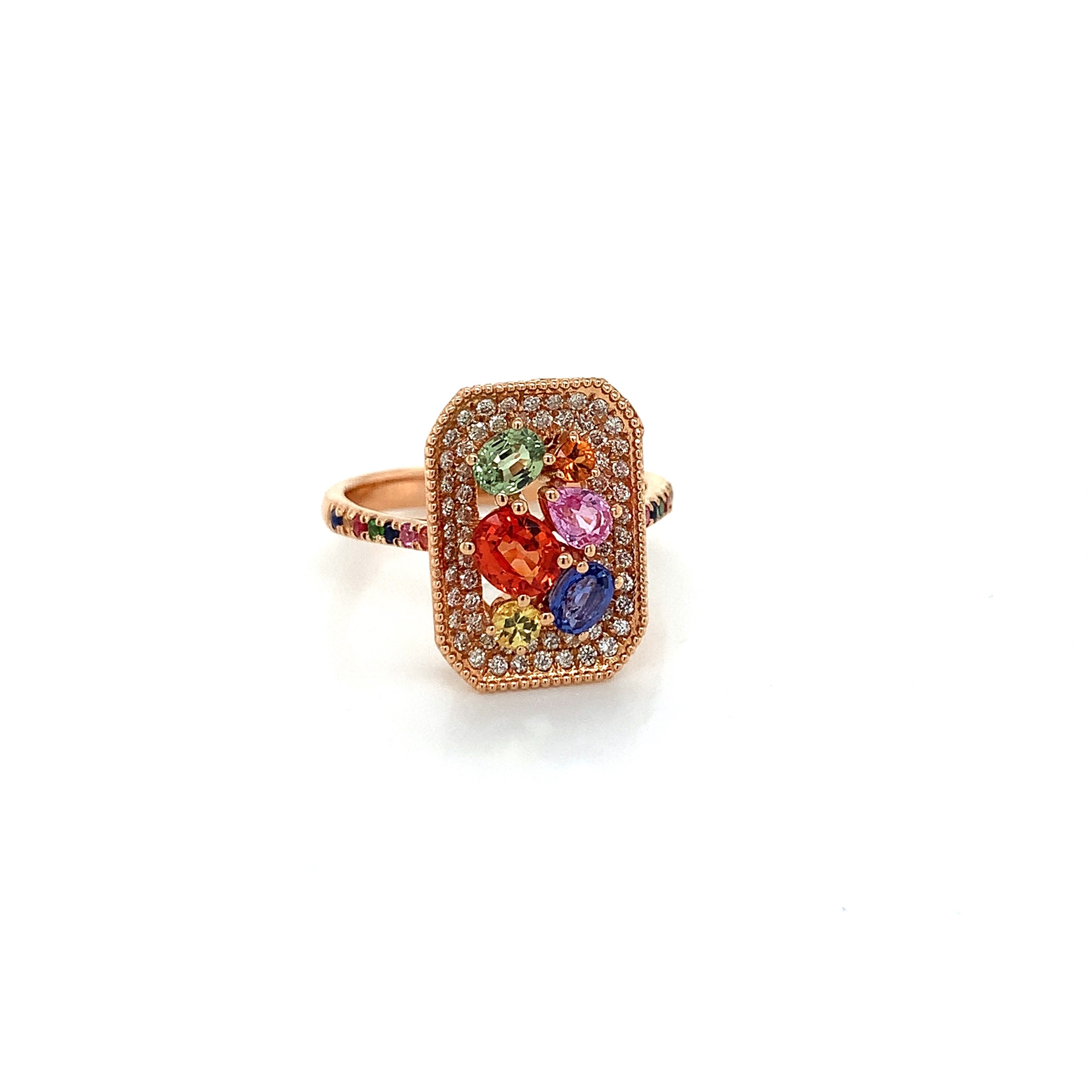 MULTICOLOR SAPPHIRE RING