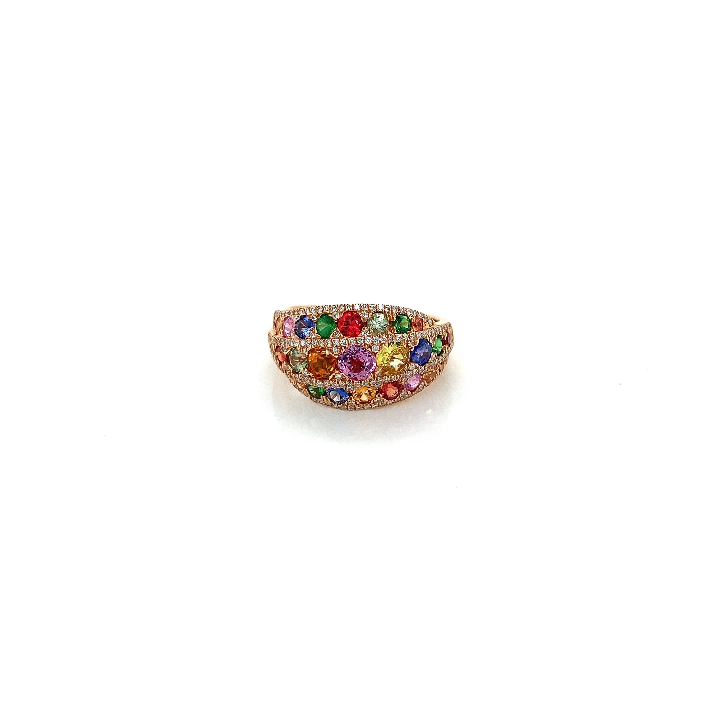 MULTICOLOR SAPPHIRE RING