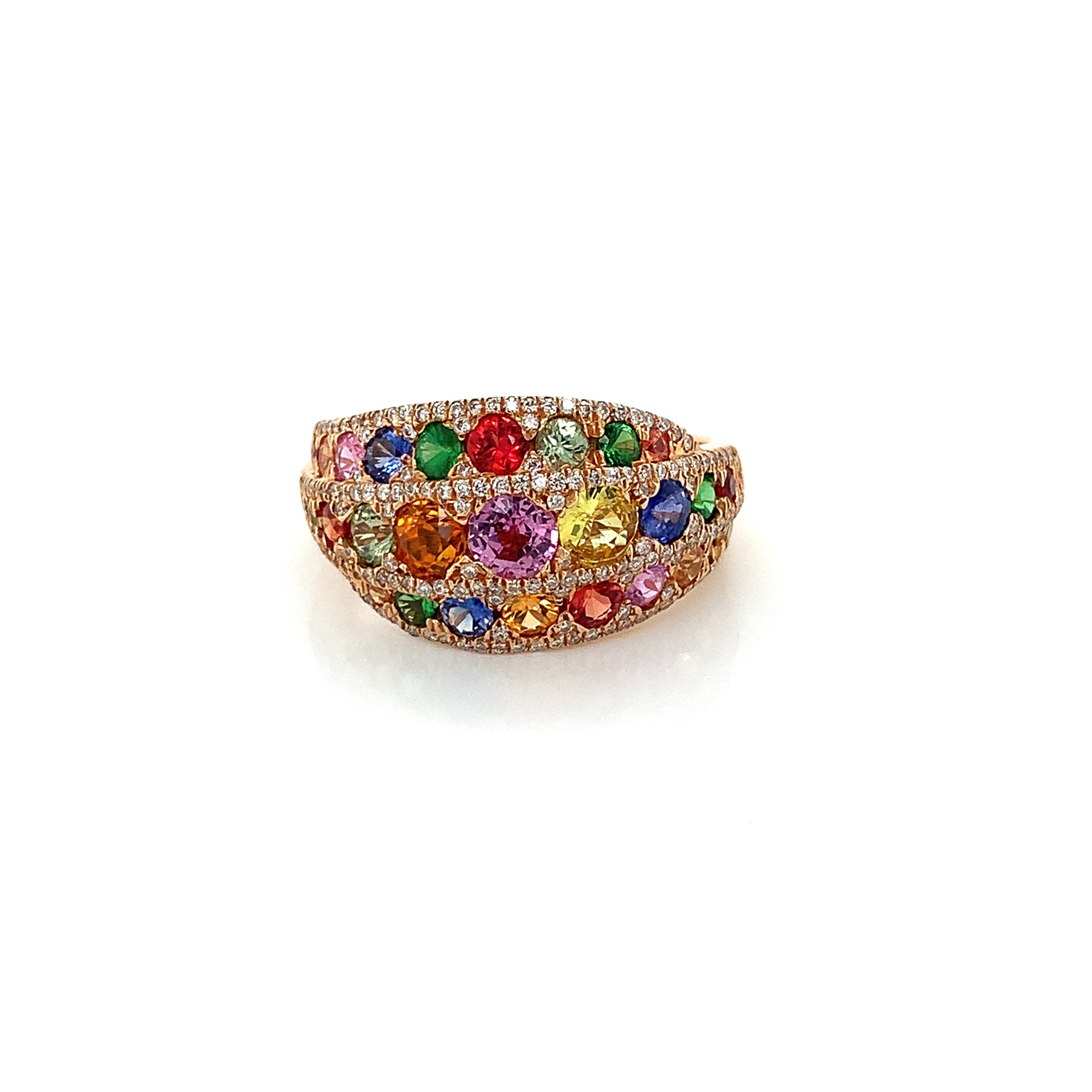 MULTICOLOR SAPPHIRE RING