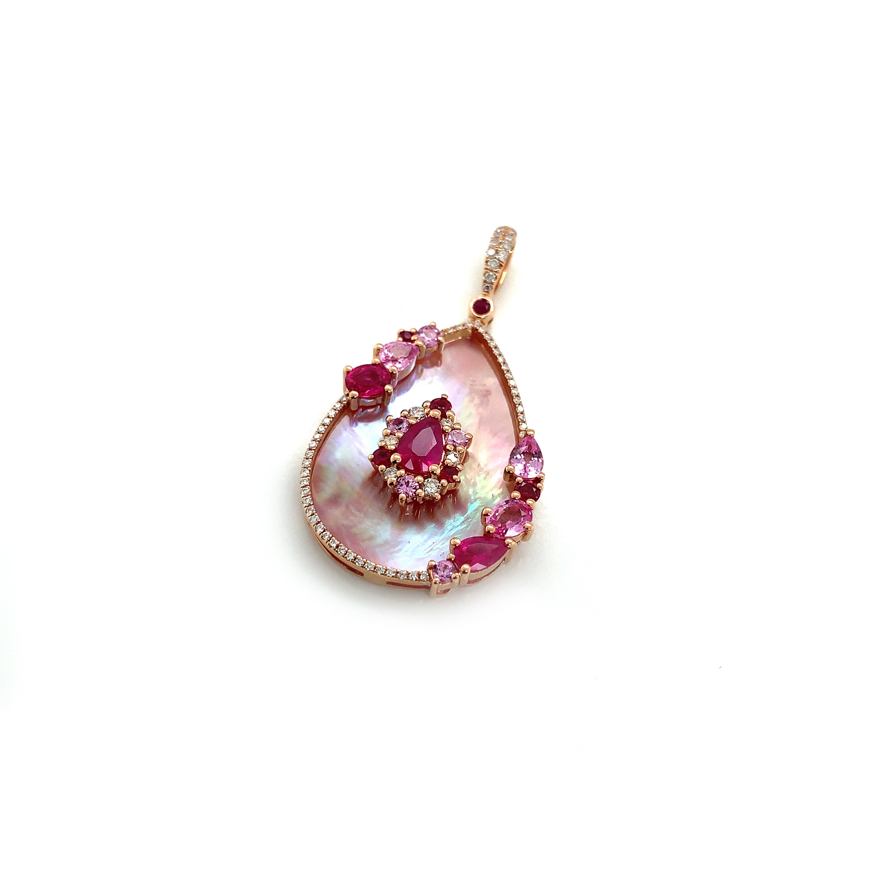 MULTICOLOR SAPPHIRE PENDANT