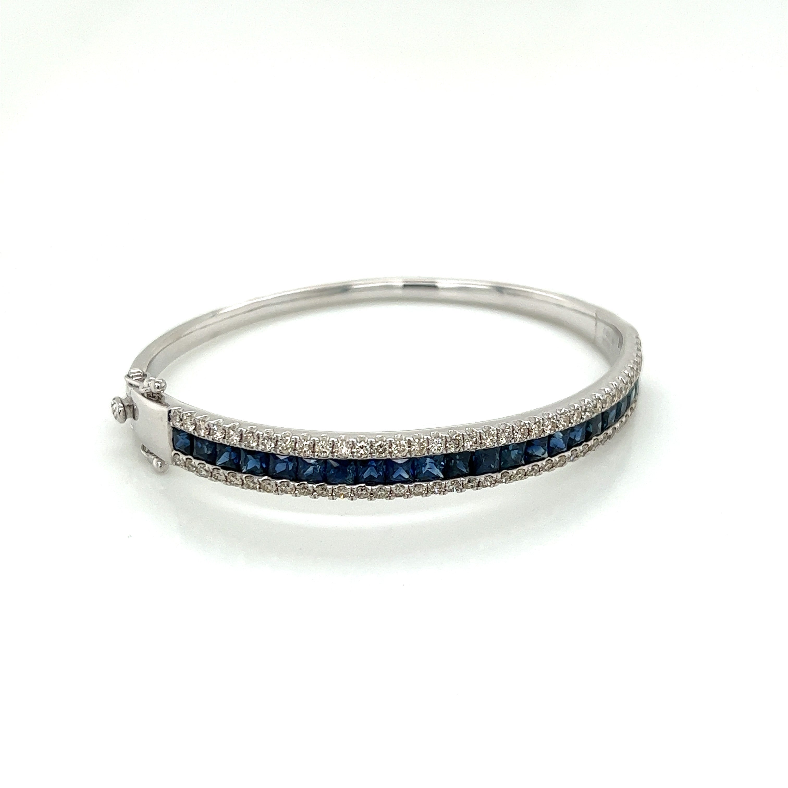SAPPHIRE DIAMOND BANGLE