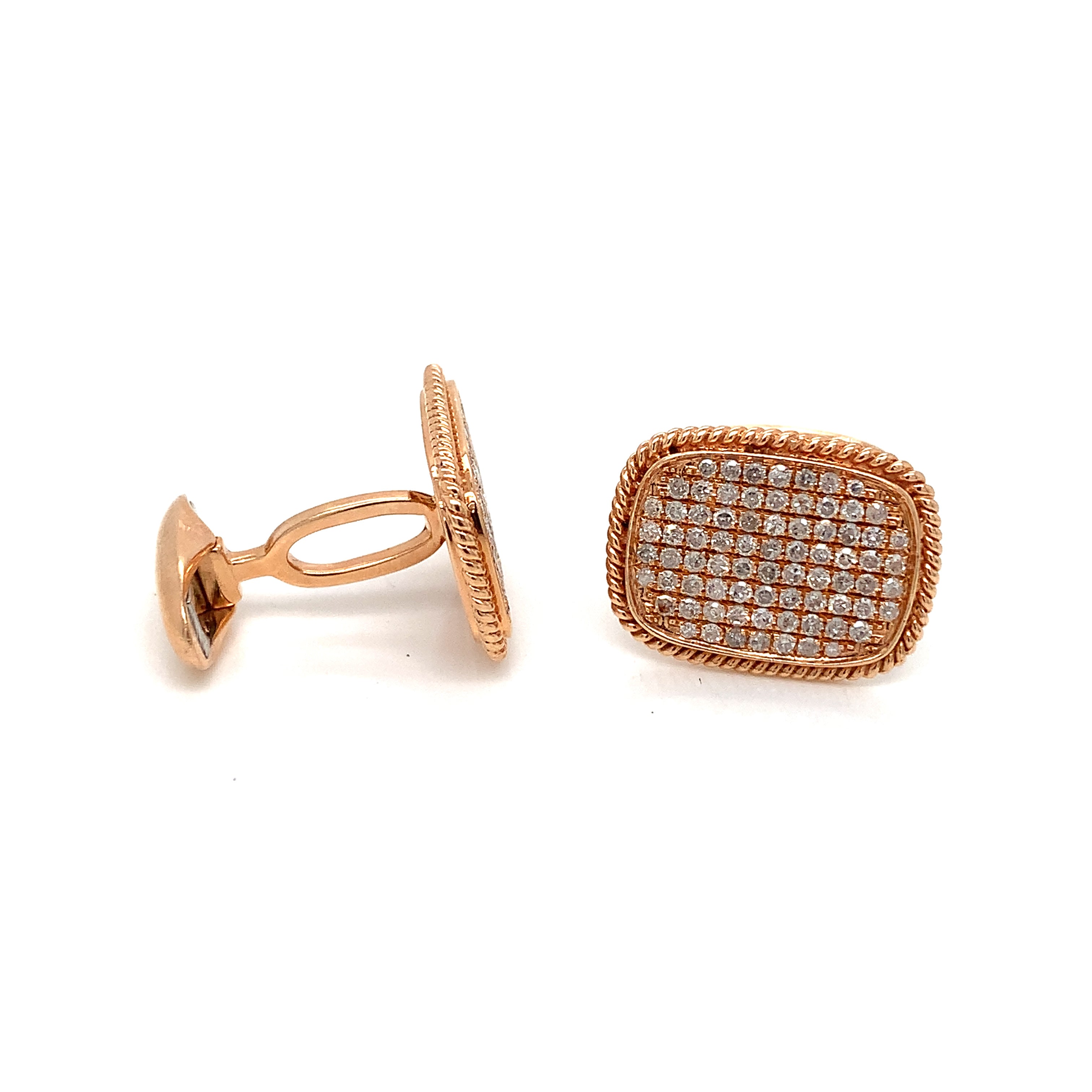 DIAMOND CUFFLINKS