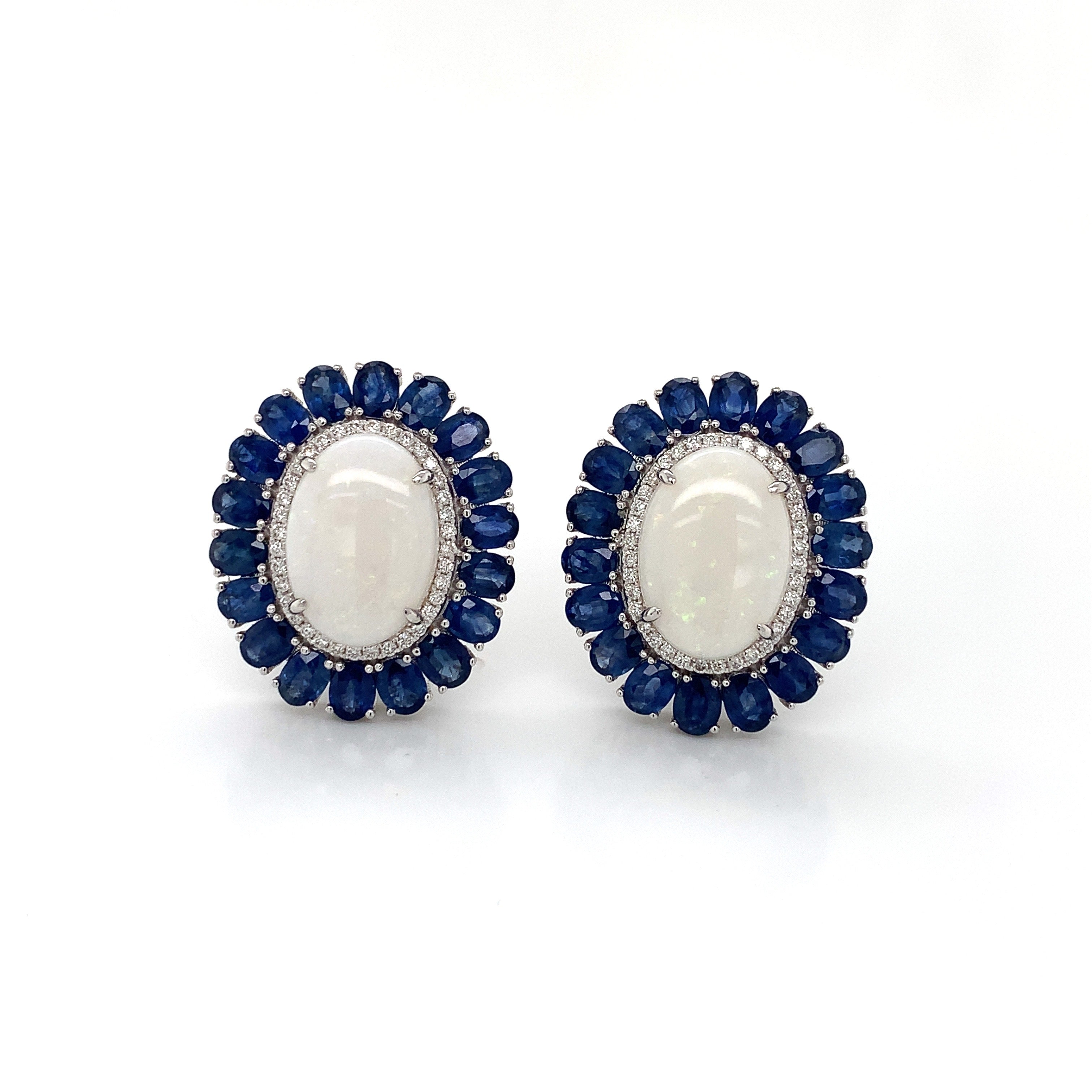 OPAL SAPPHIRE EARRINGS
