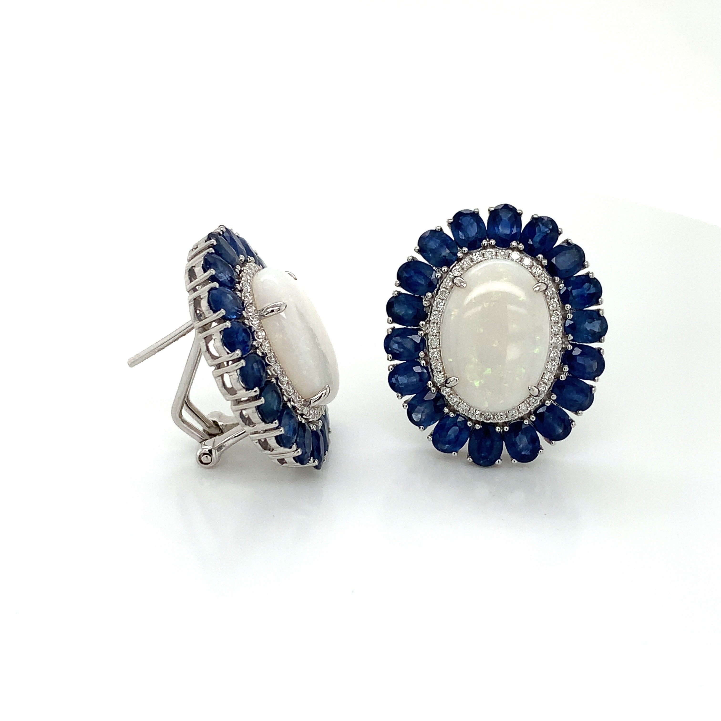 OPAL SAPPHIRE EARRINGS