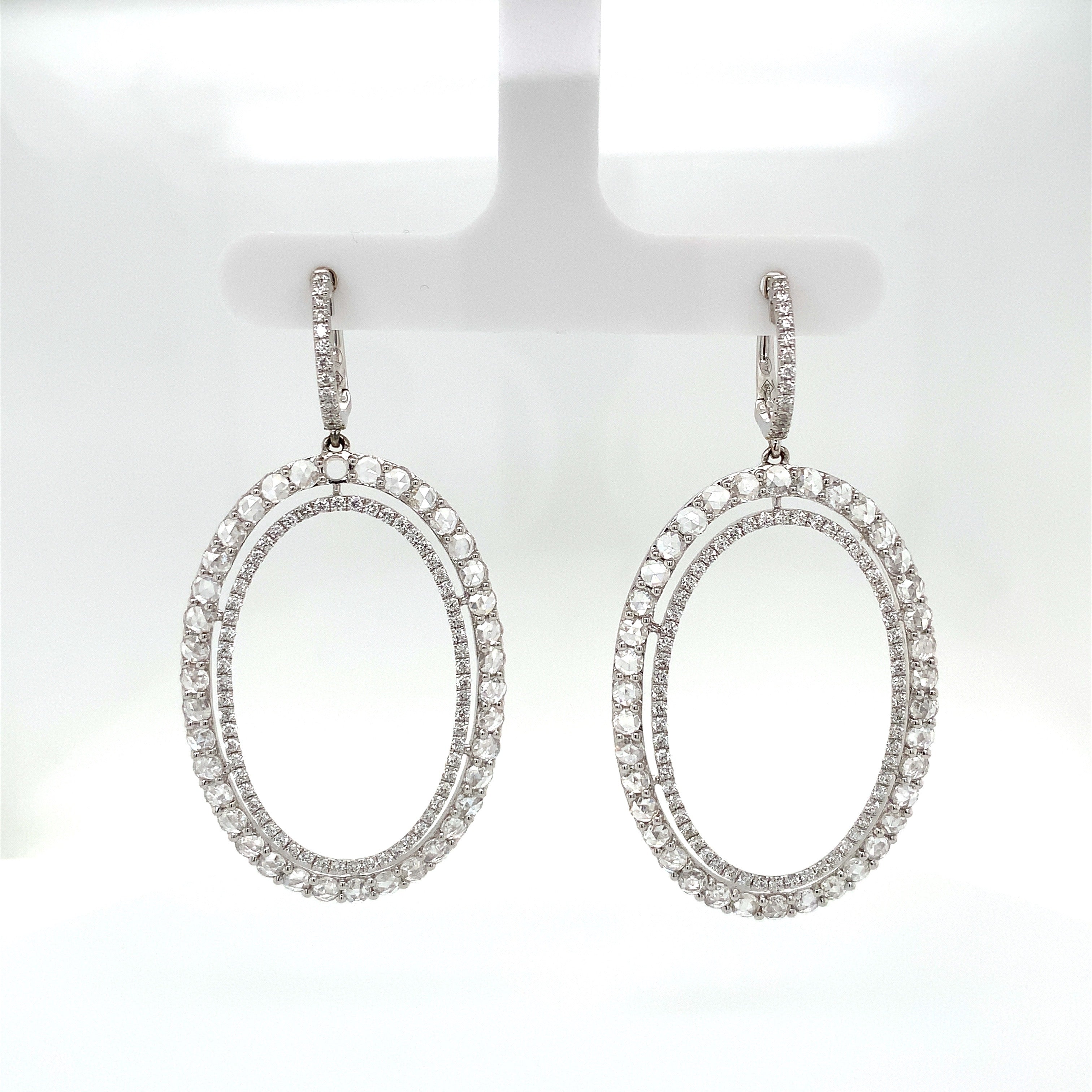 DIAMOND HOOP EARRINGS