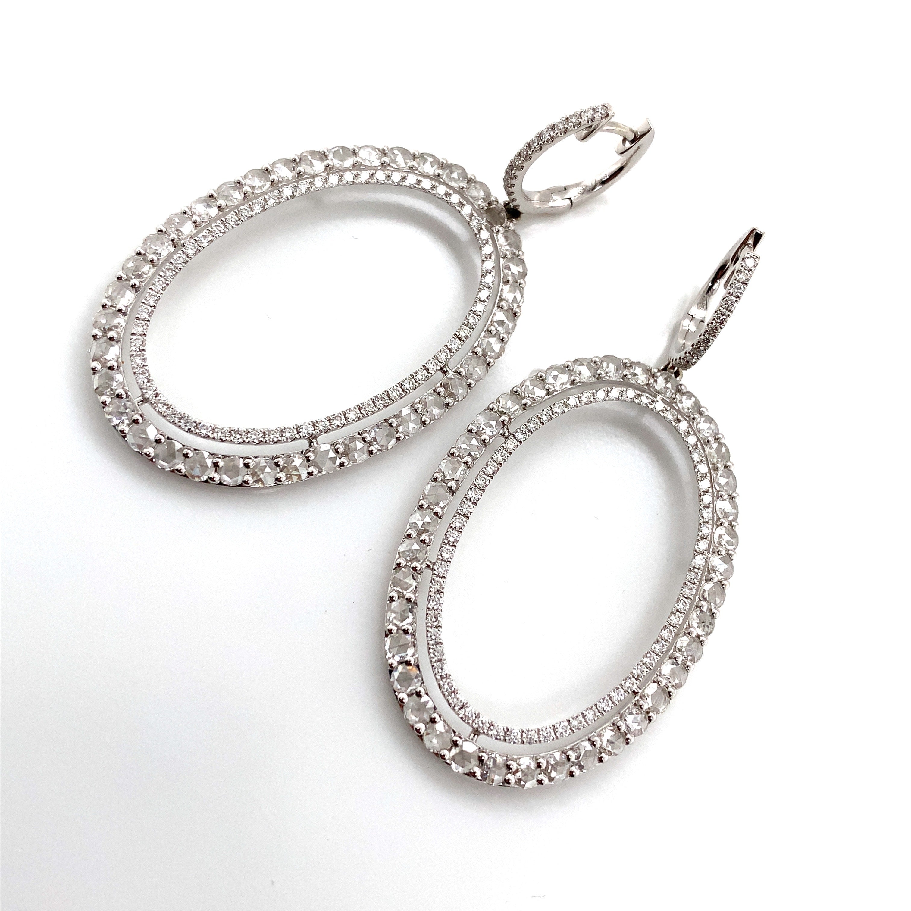 DIAMOND HOOP EARRINGS