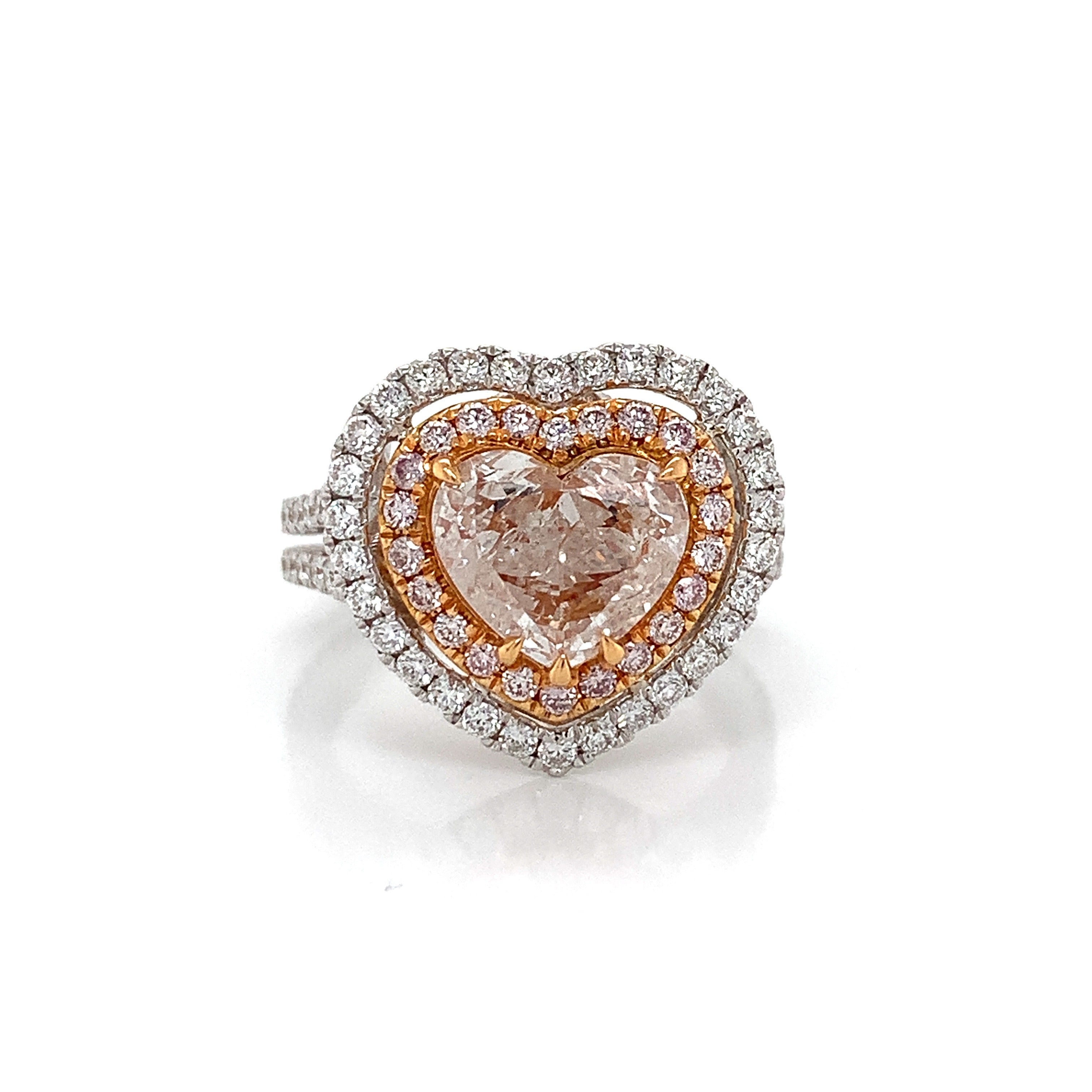 DIAMOND HEART RING