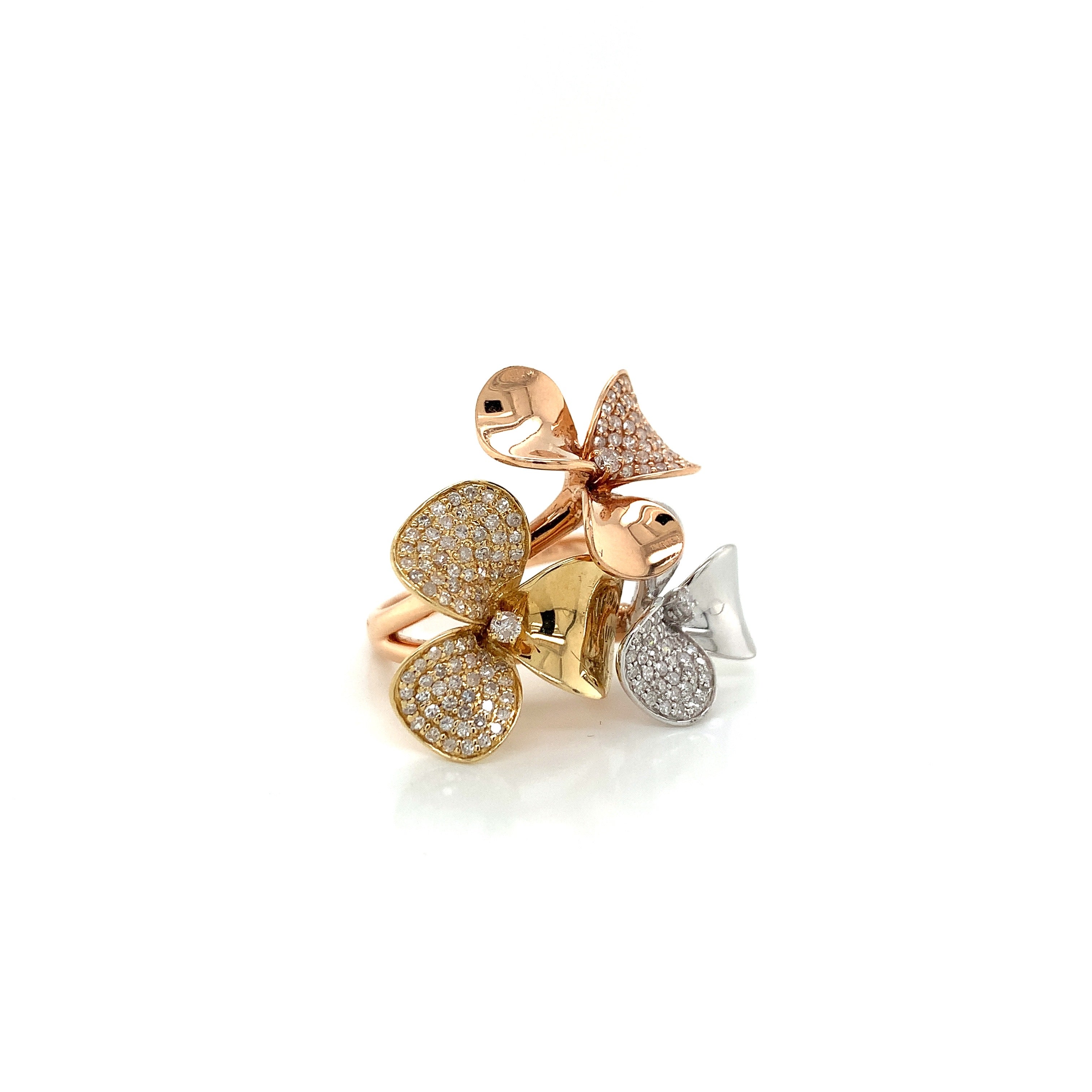 DIAMOND FLOWER RING