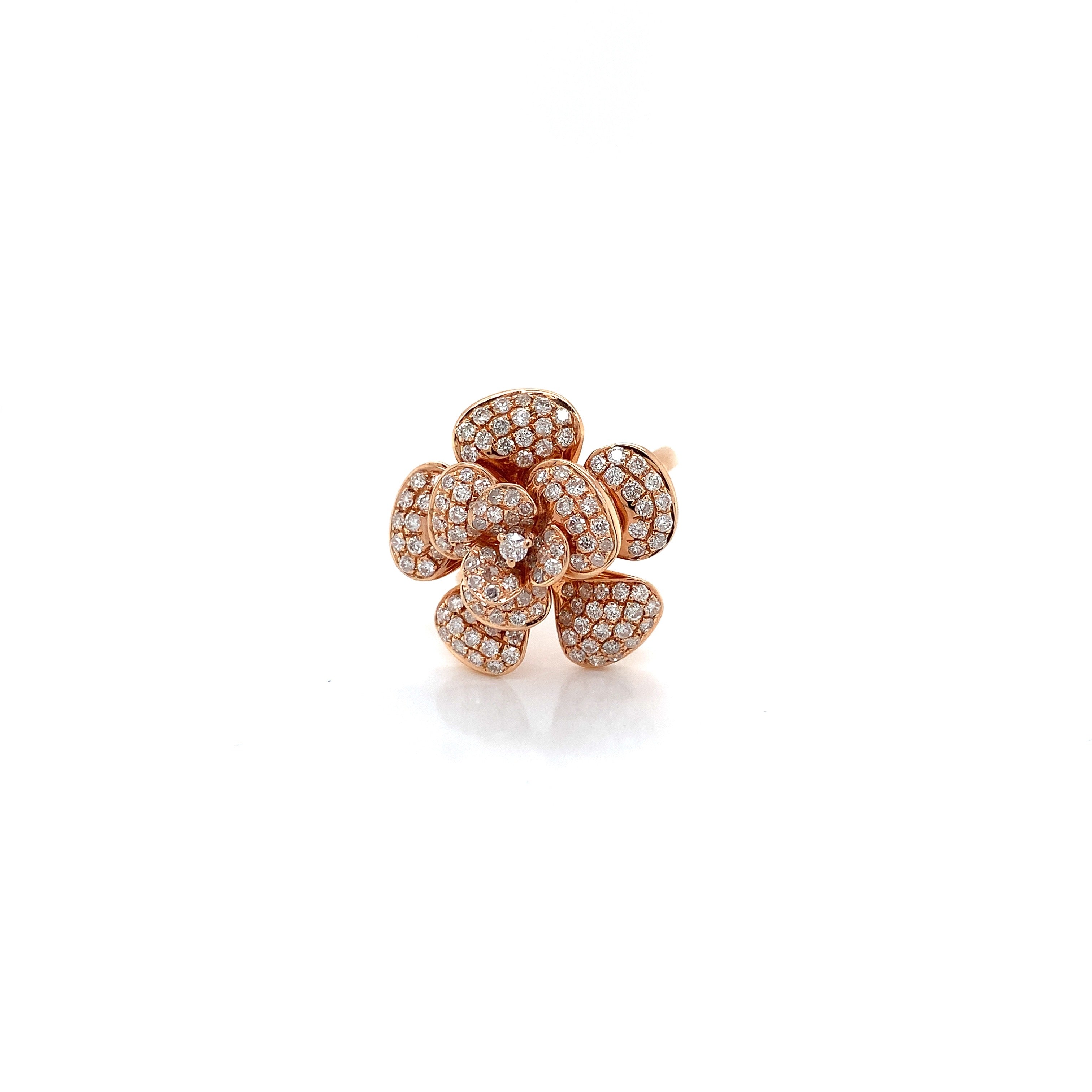 DIAMOND FLOWER RING