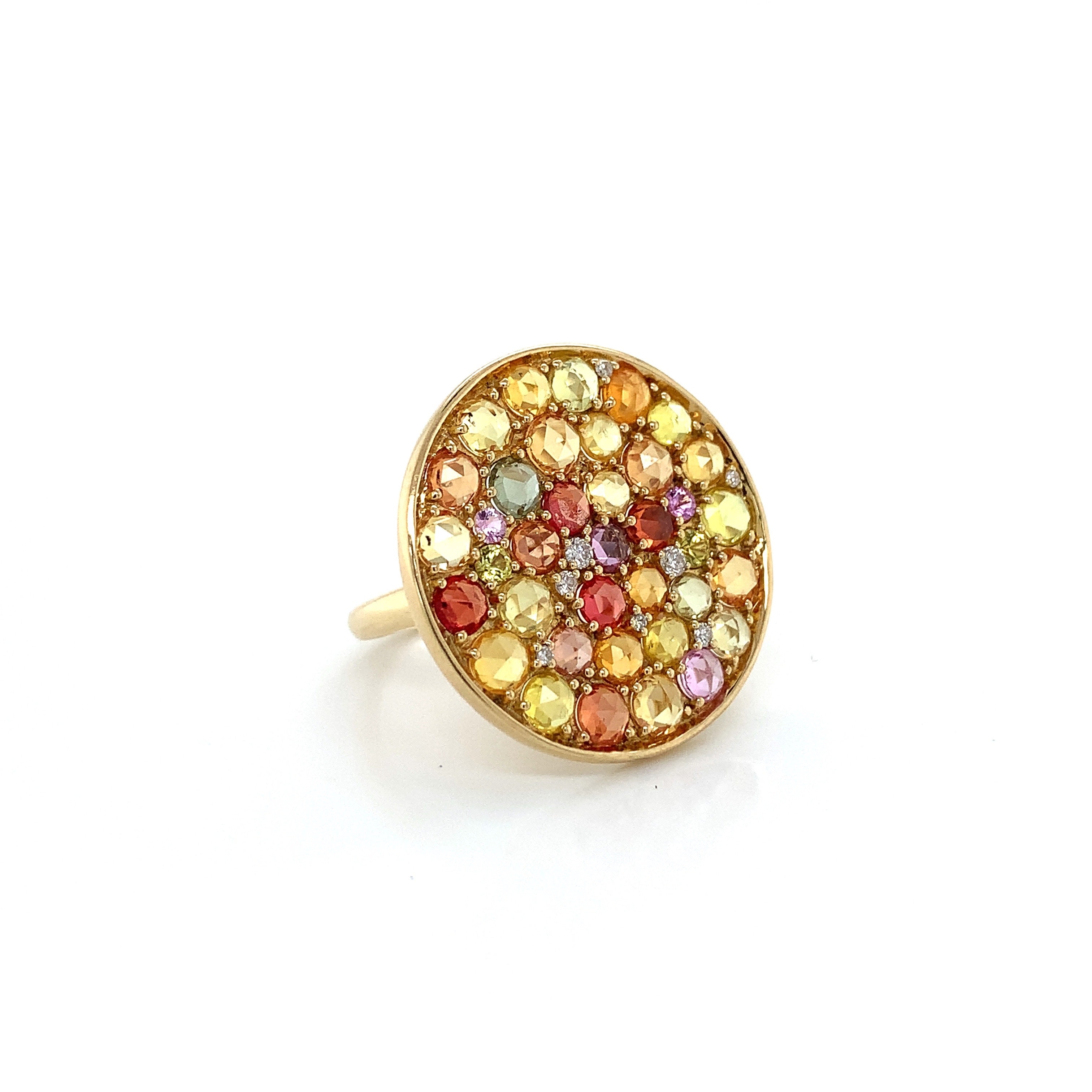 MULTI COLOR SAPPIHRE RING