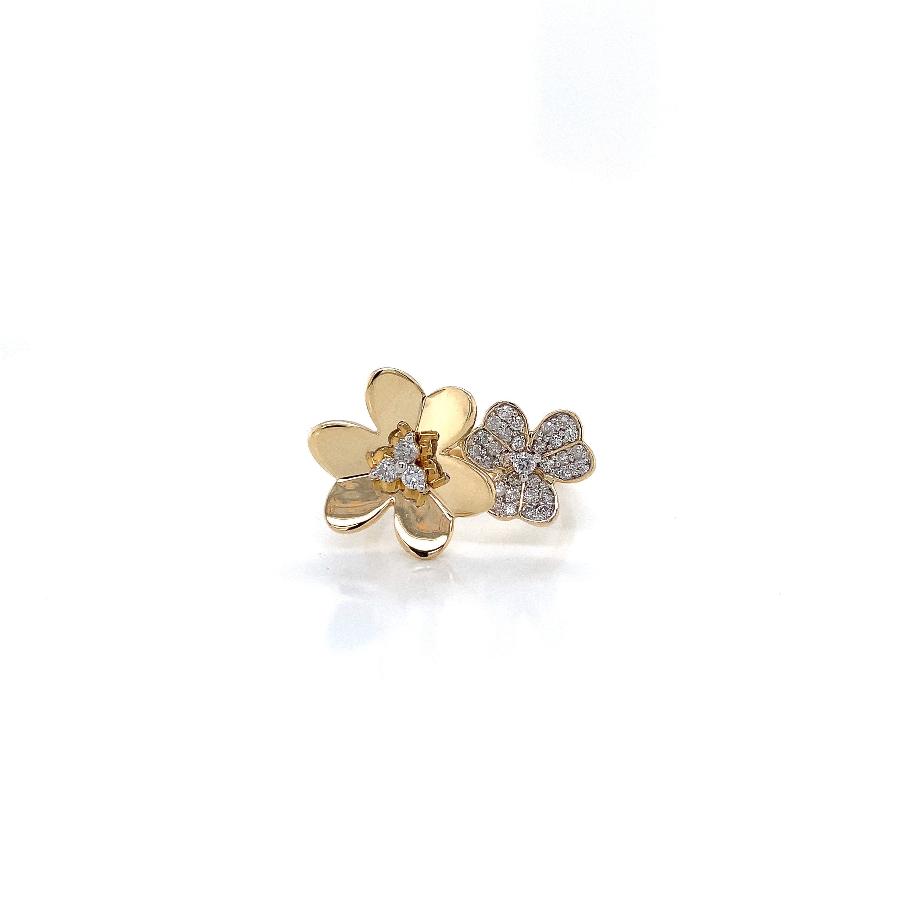 DIAMOND FLOWER RING