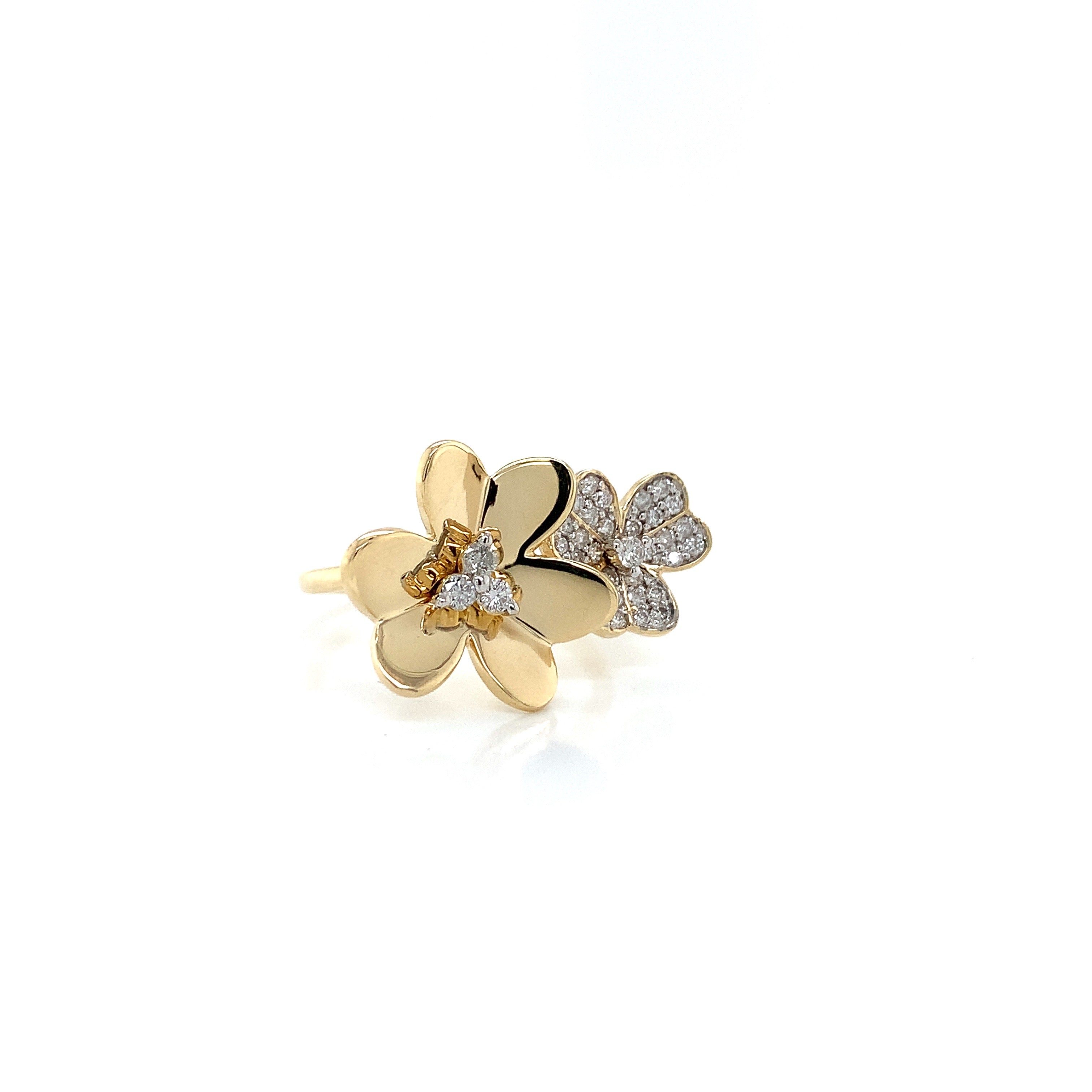 DIAMOND FLOWER RING