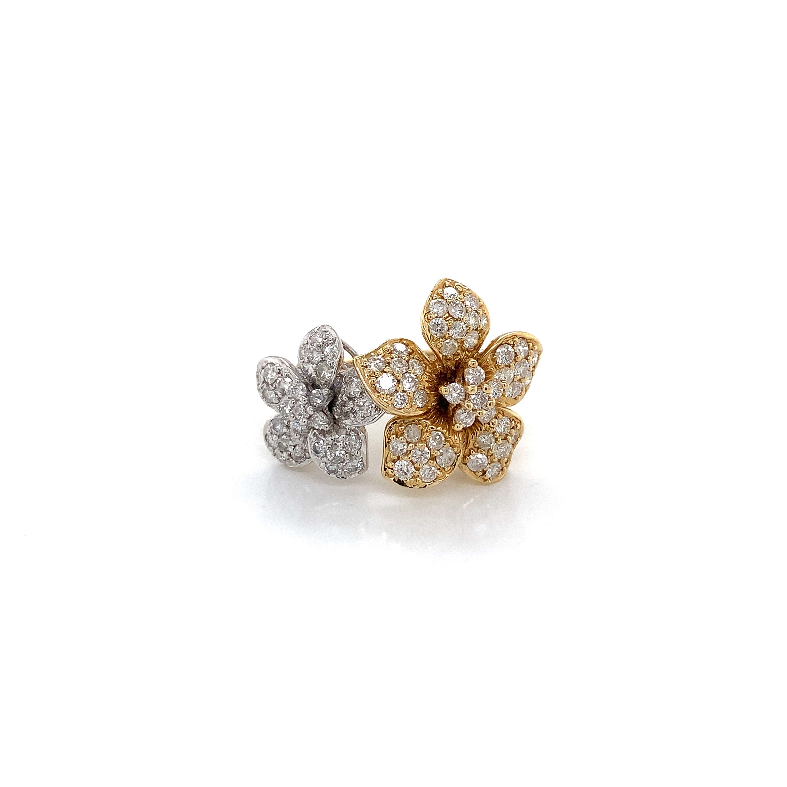 DIAMOND FLOWER RING