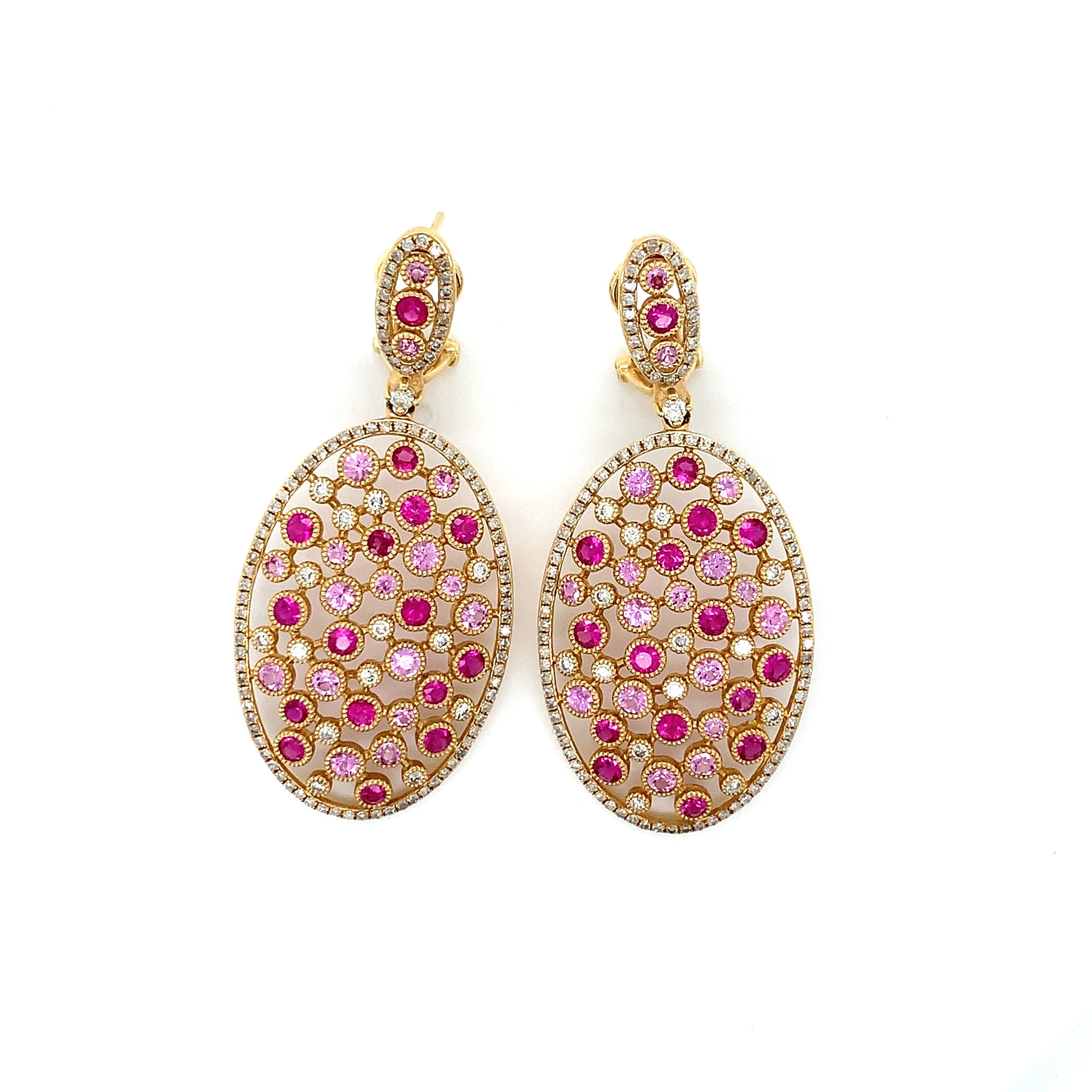 PINK SAPPHIRE EARRINGS