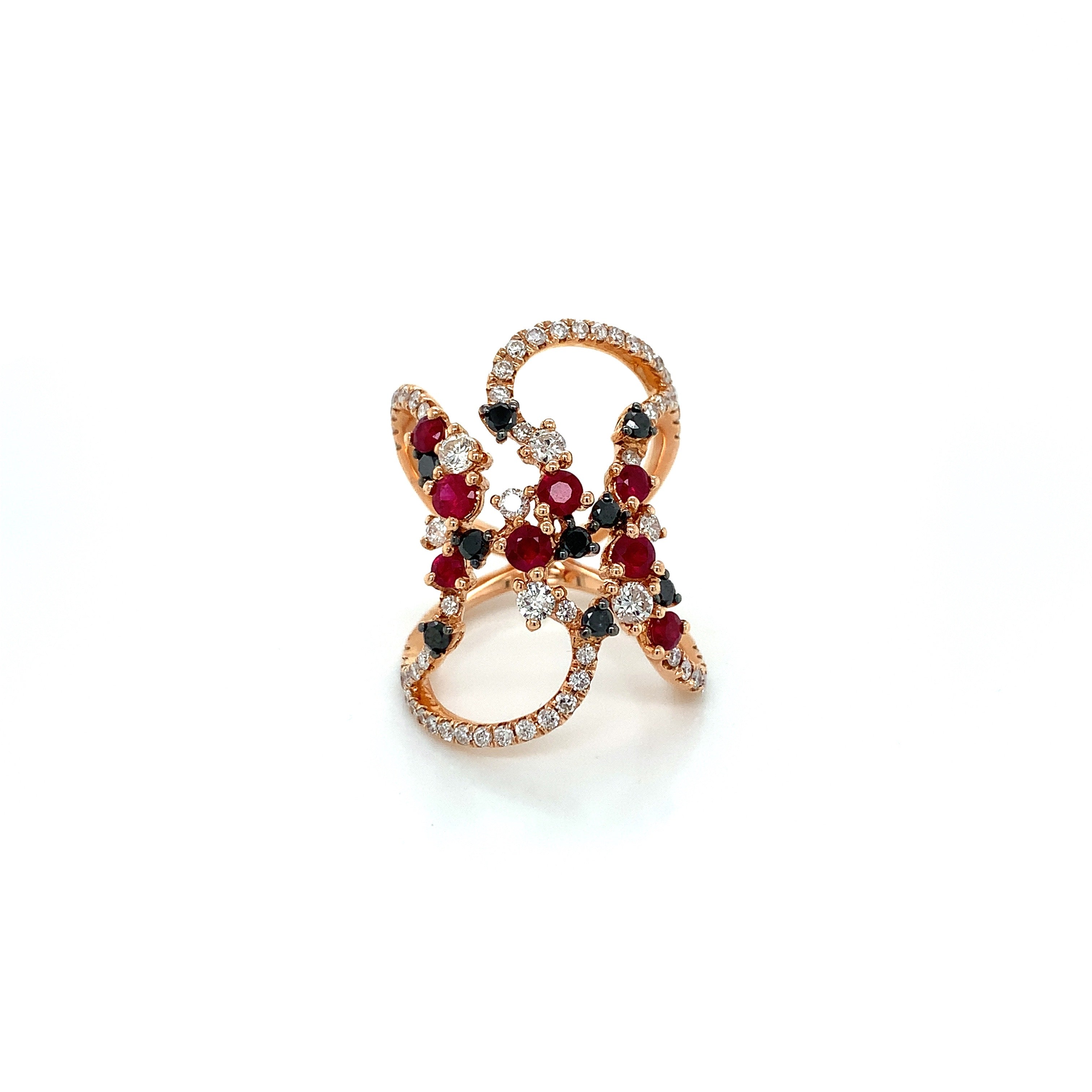 DIAMOND AND RUBY RING