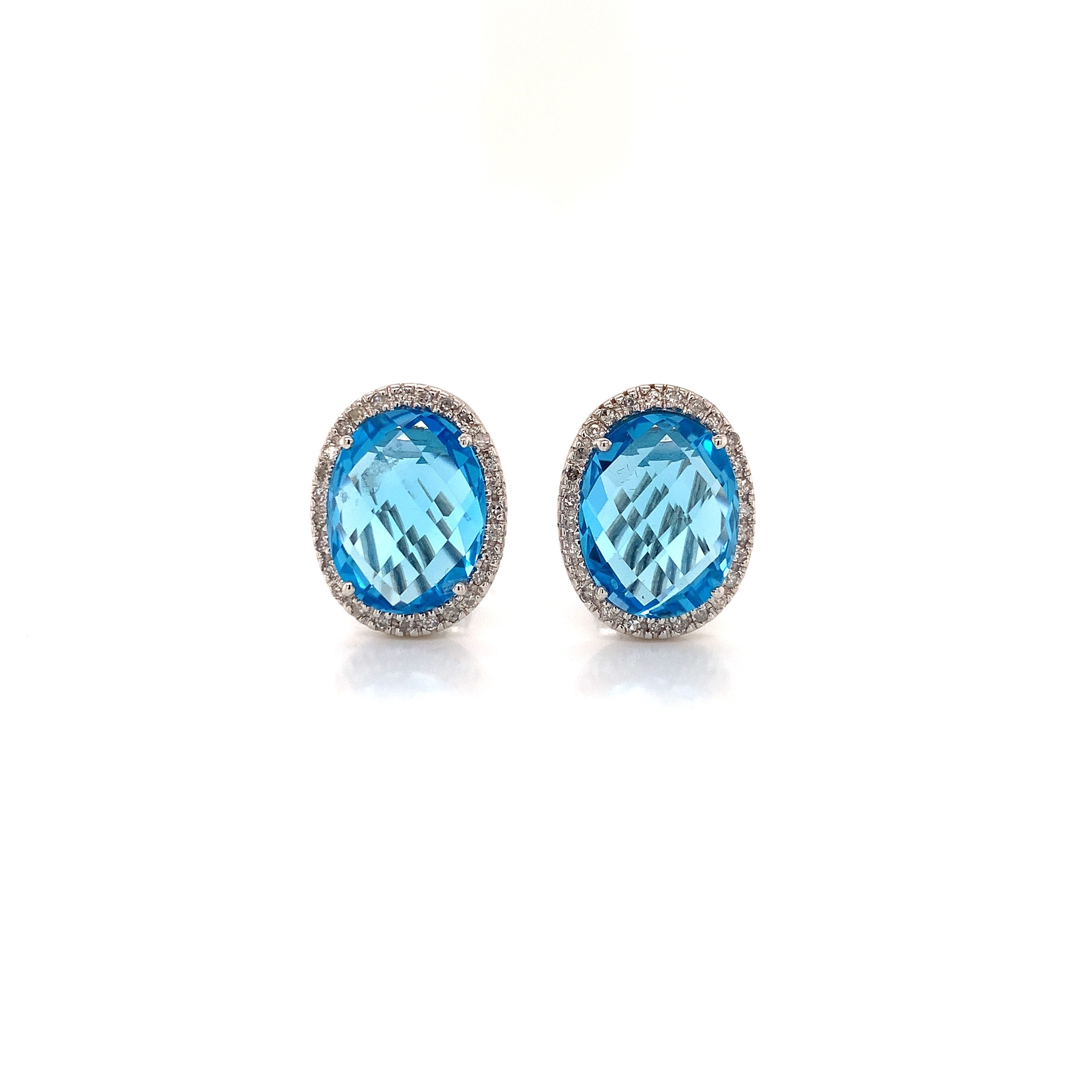 BLUE TOPAZ EARRINGS