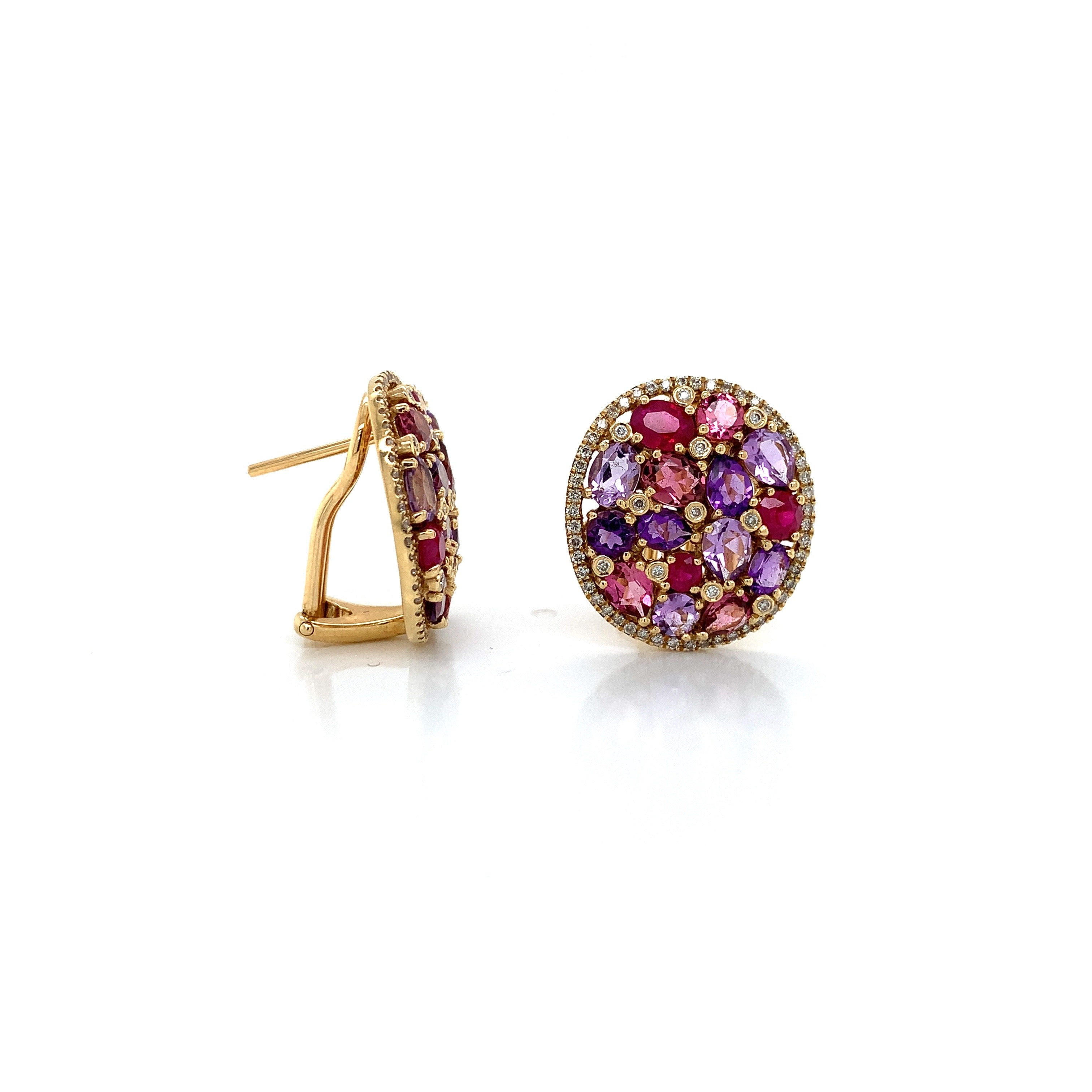 MULTI STONE EARRINGS