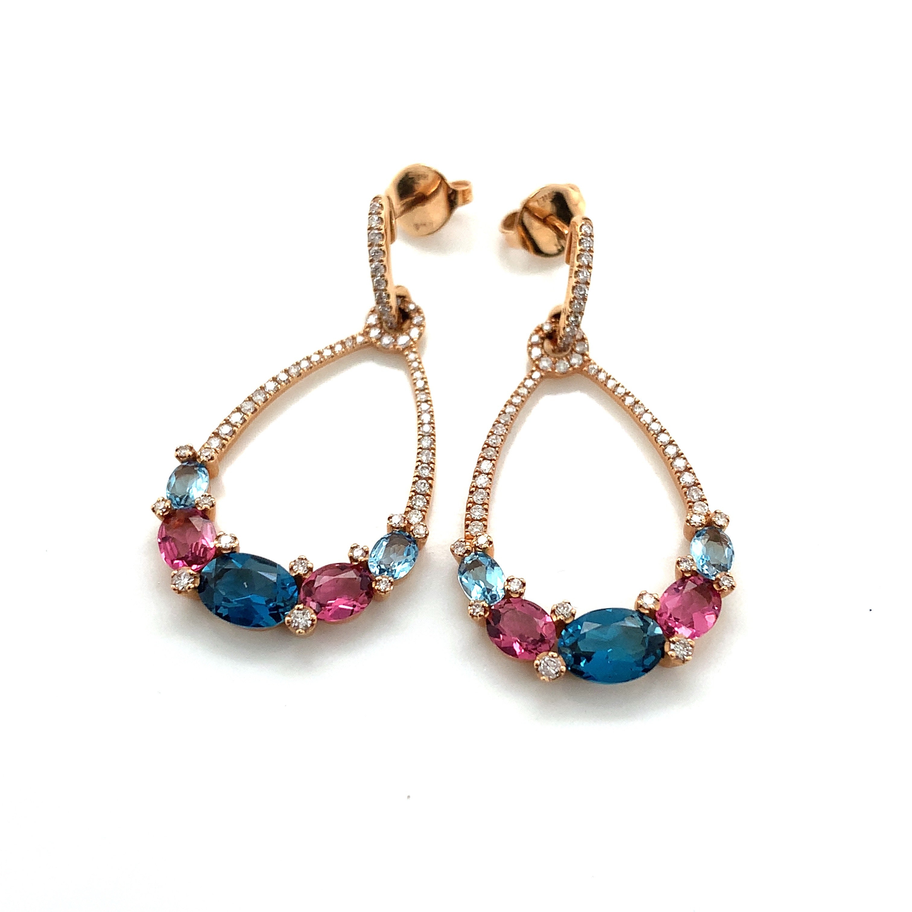 MULTI STONE EARRINGS