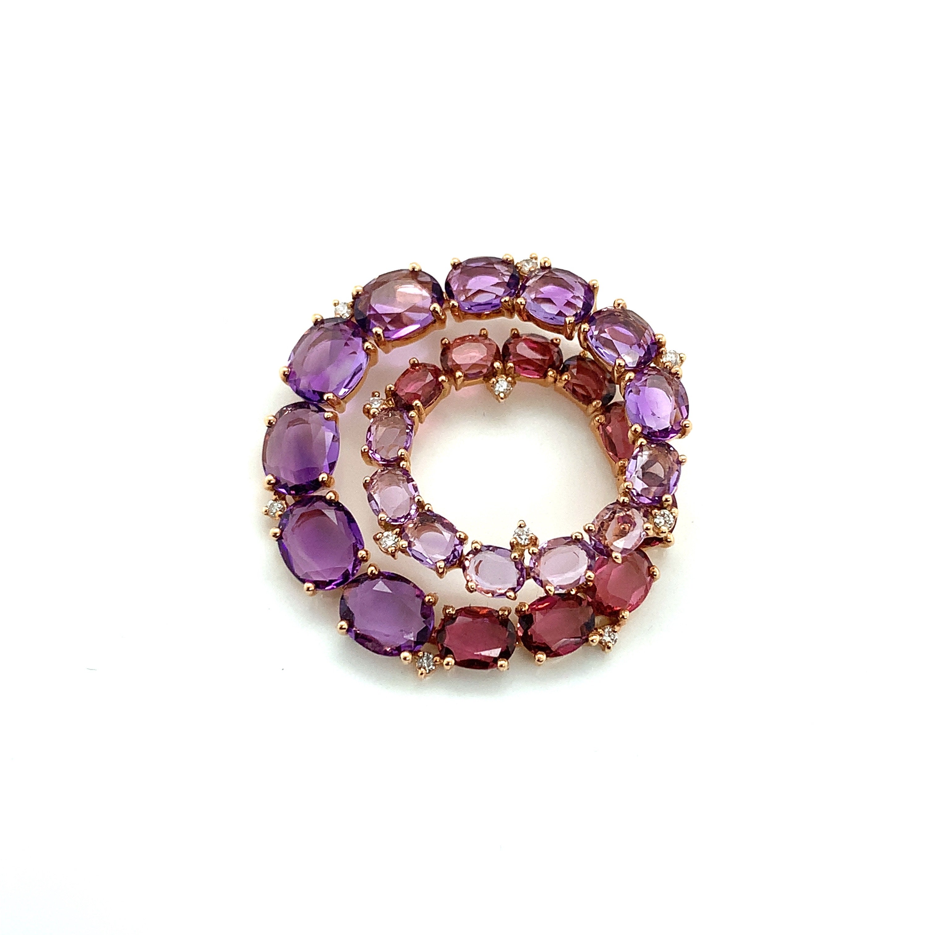 AMETHYST TOURMALINE PENDANT