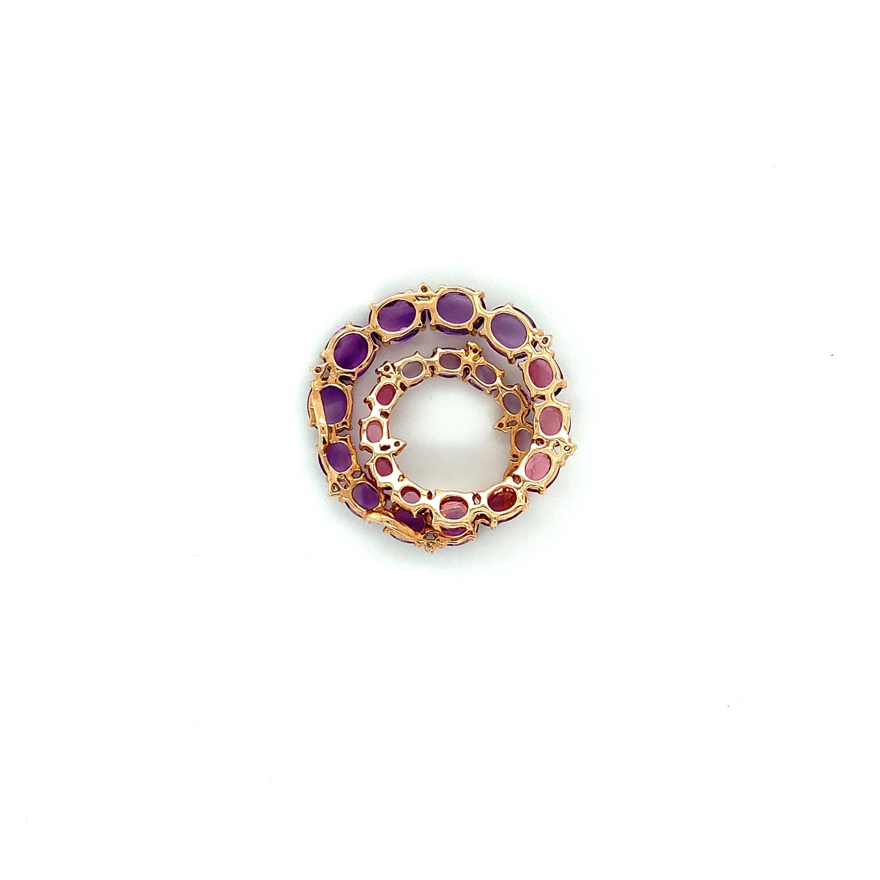 AMETHYST TOURMALINE PENDANT
