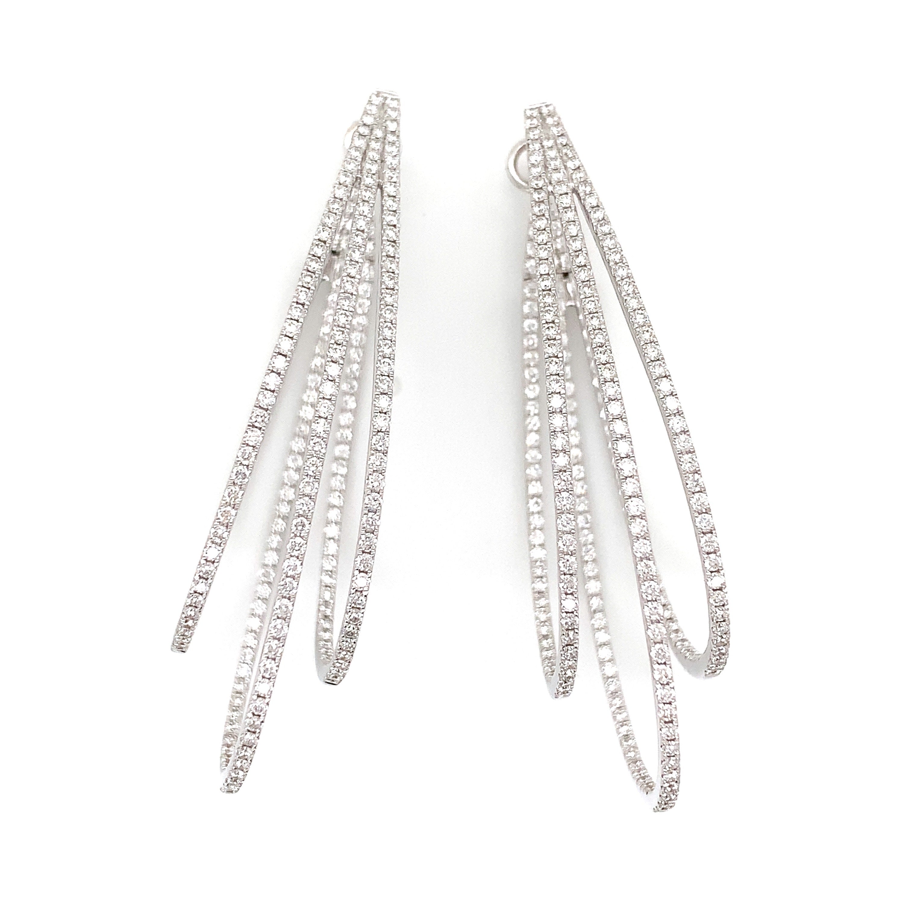 DIAMOND HOOP EARRINGS