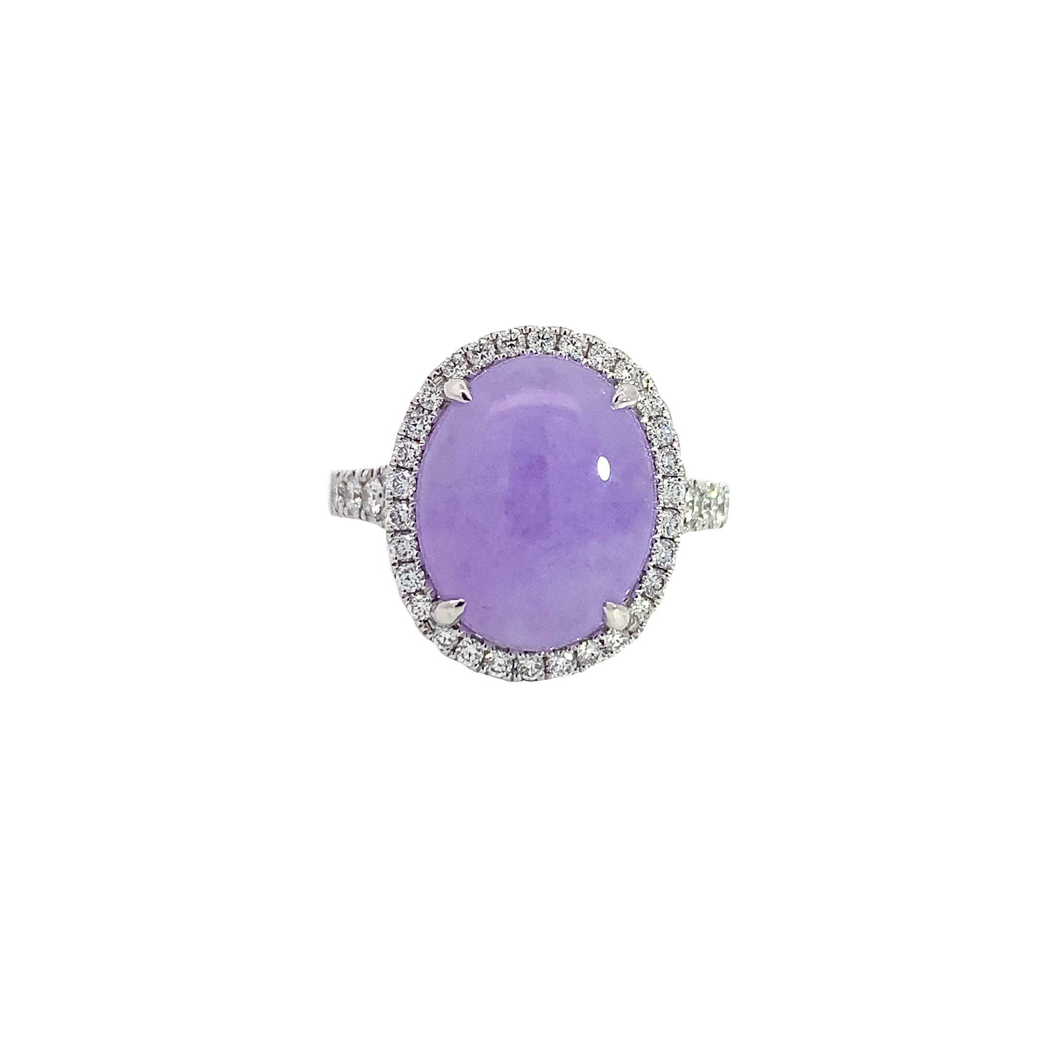 JADE AND DIAMOND RING
