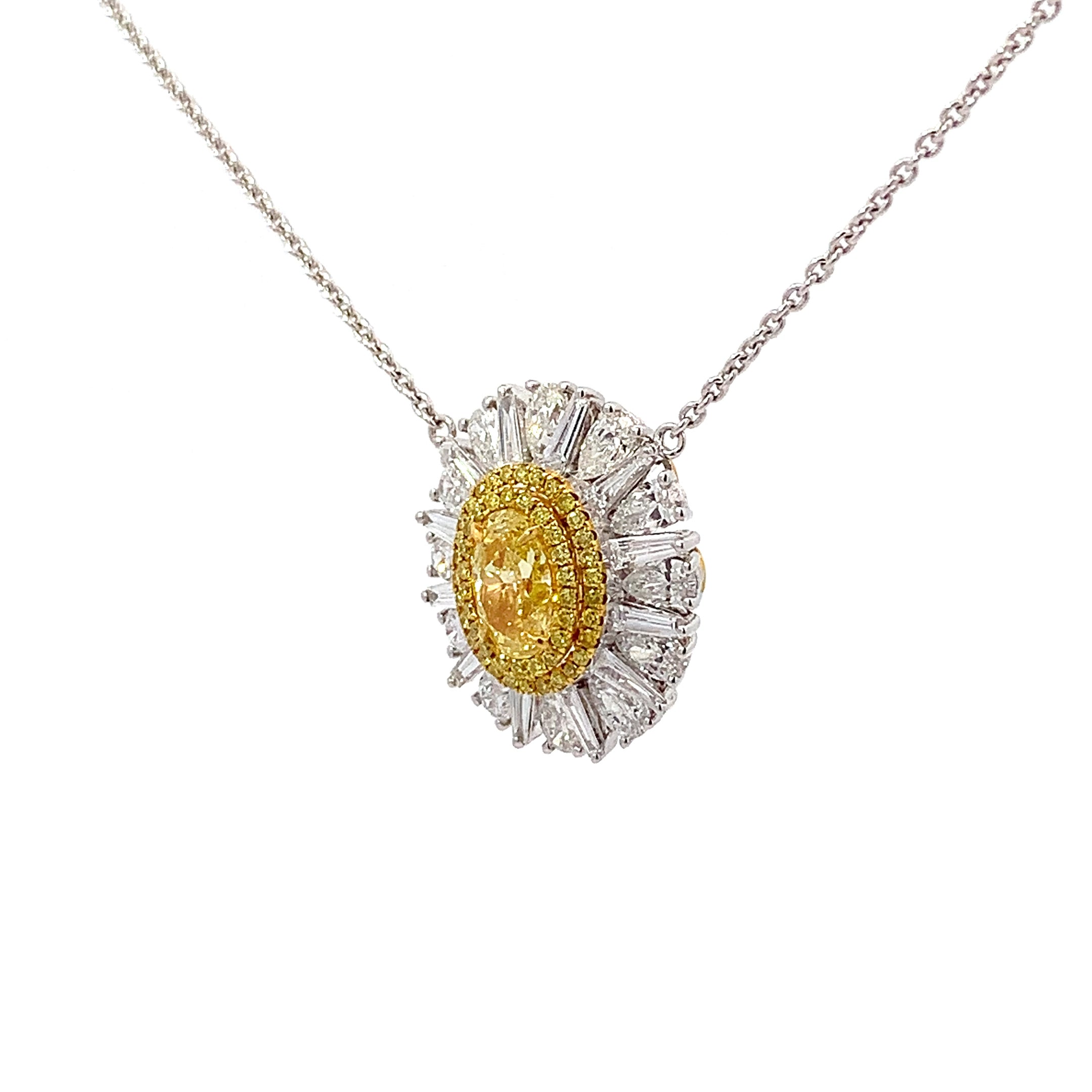 YELLOW DIAMOND PENDANT