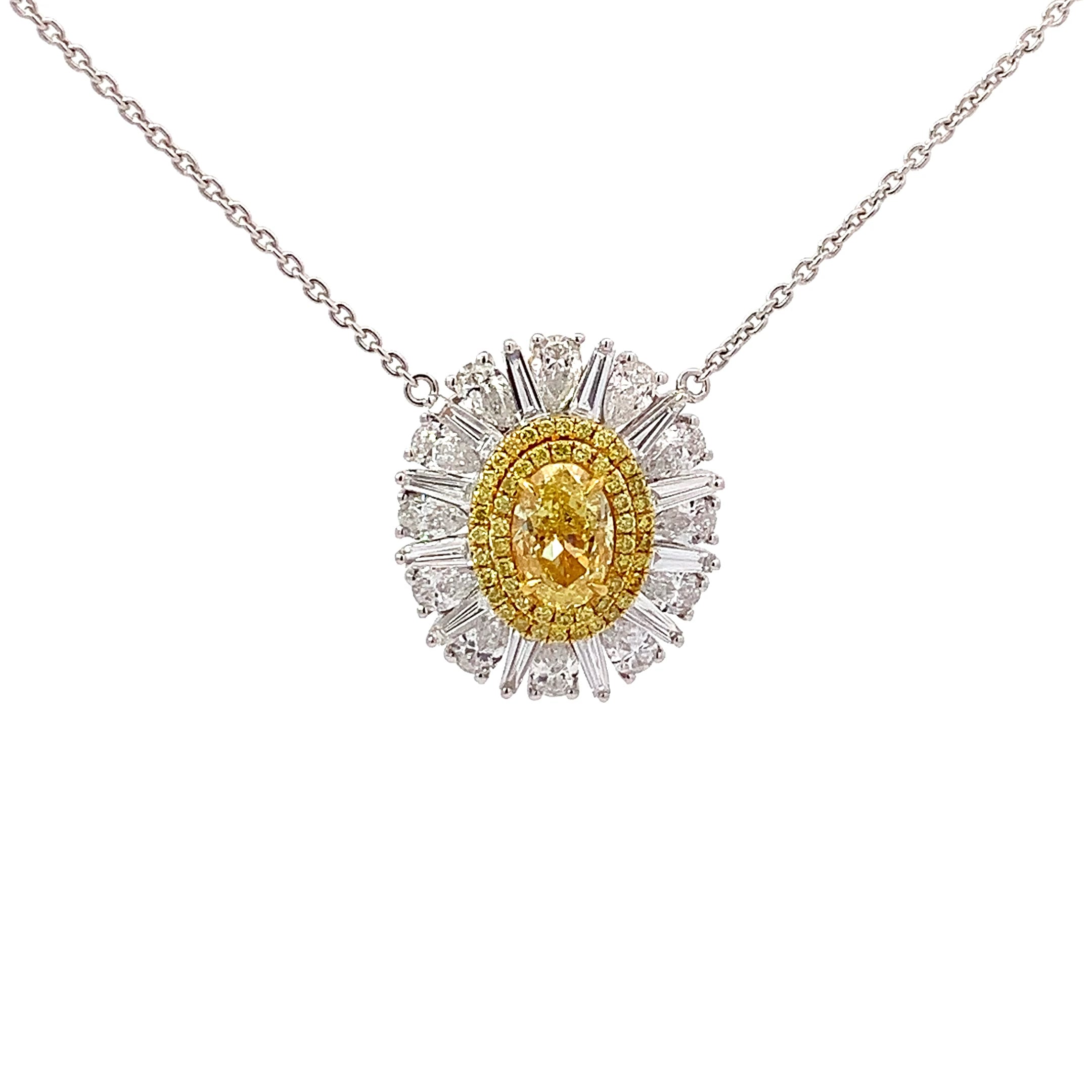 YELLOW DIAMOND PENDANT
