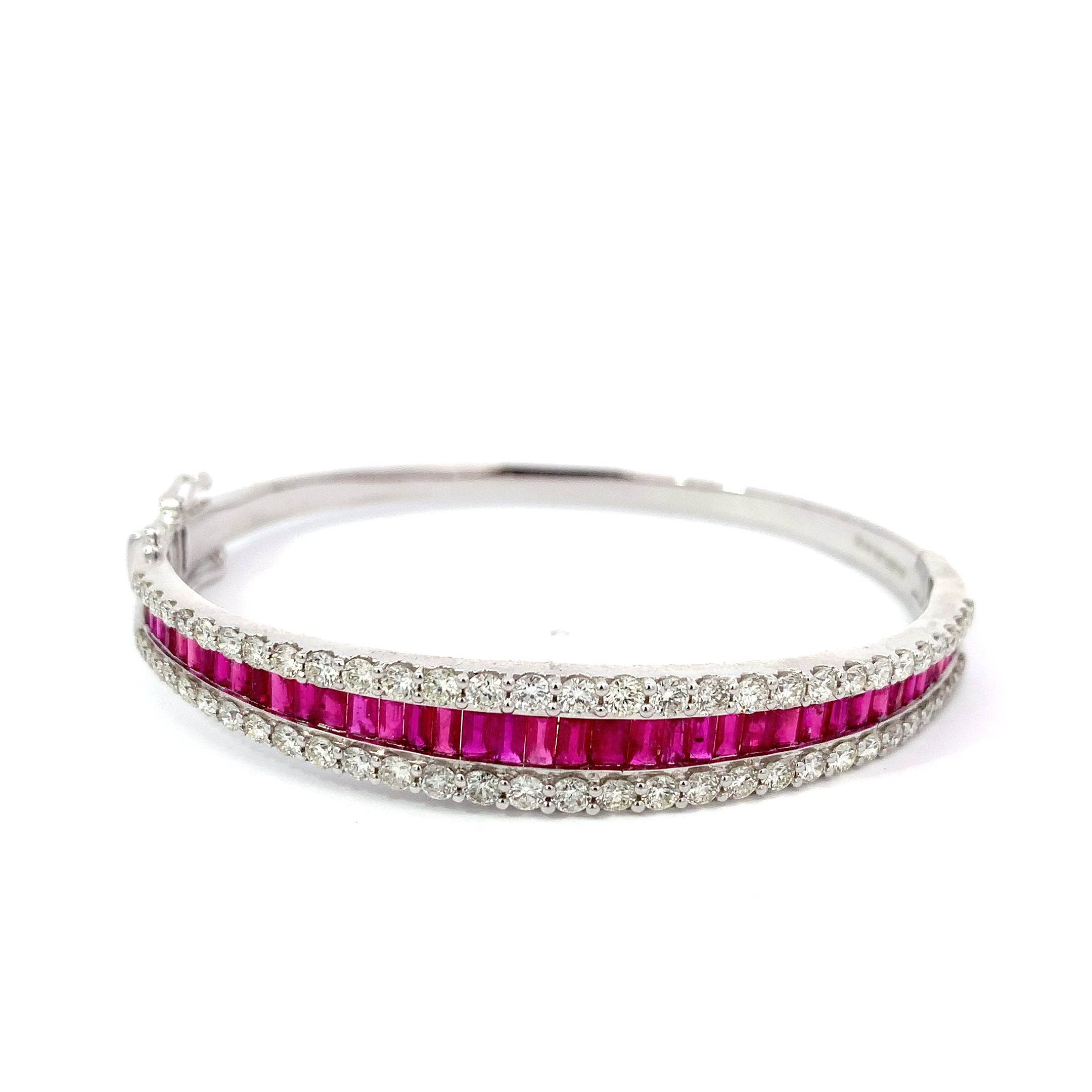 RUBY DIAMOND BANGLE