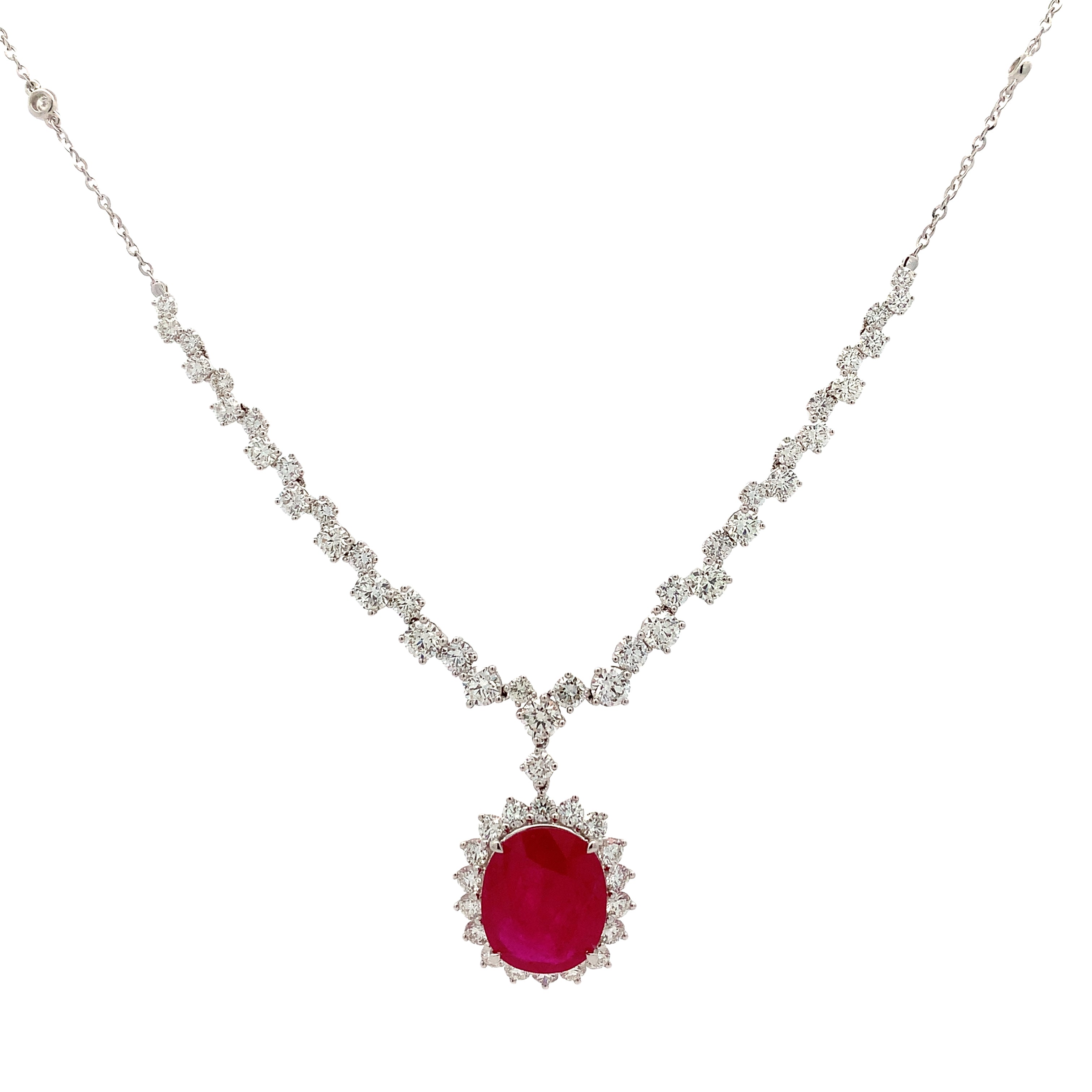 RUBY & DIAMOND NECKLACE