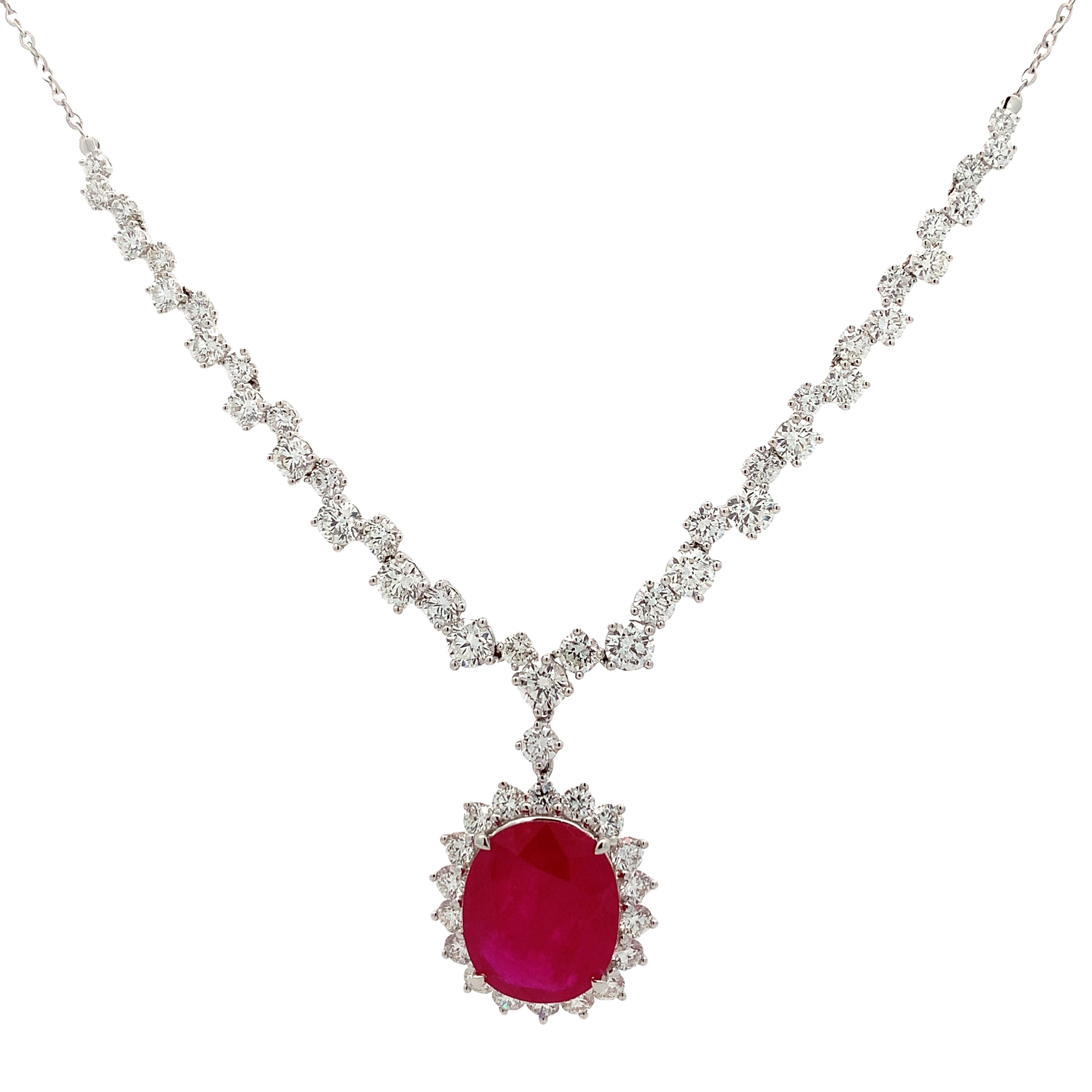 RUBY & DIAMOND NECKLACE