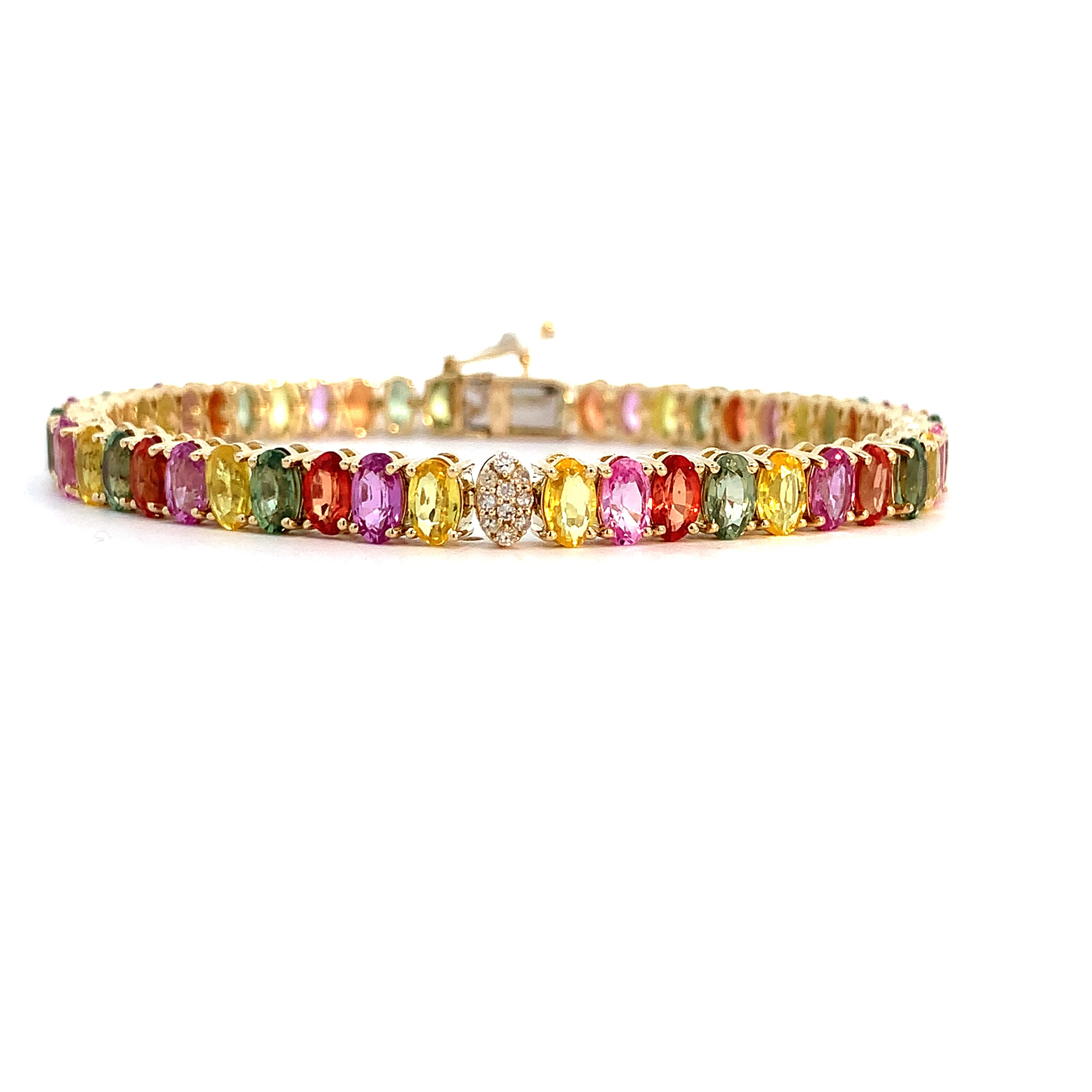 MULTICOLOR SAPPHIRE BRACELET