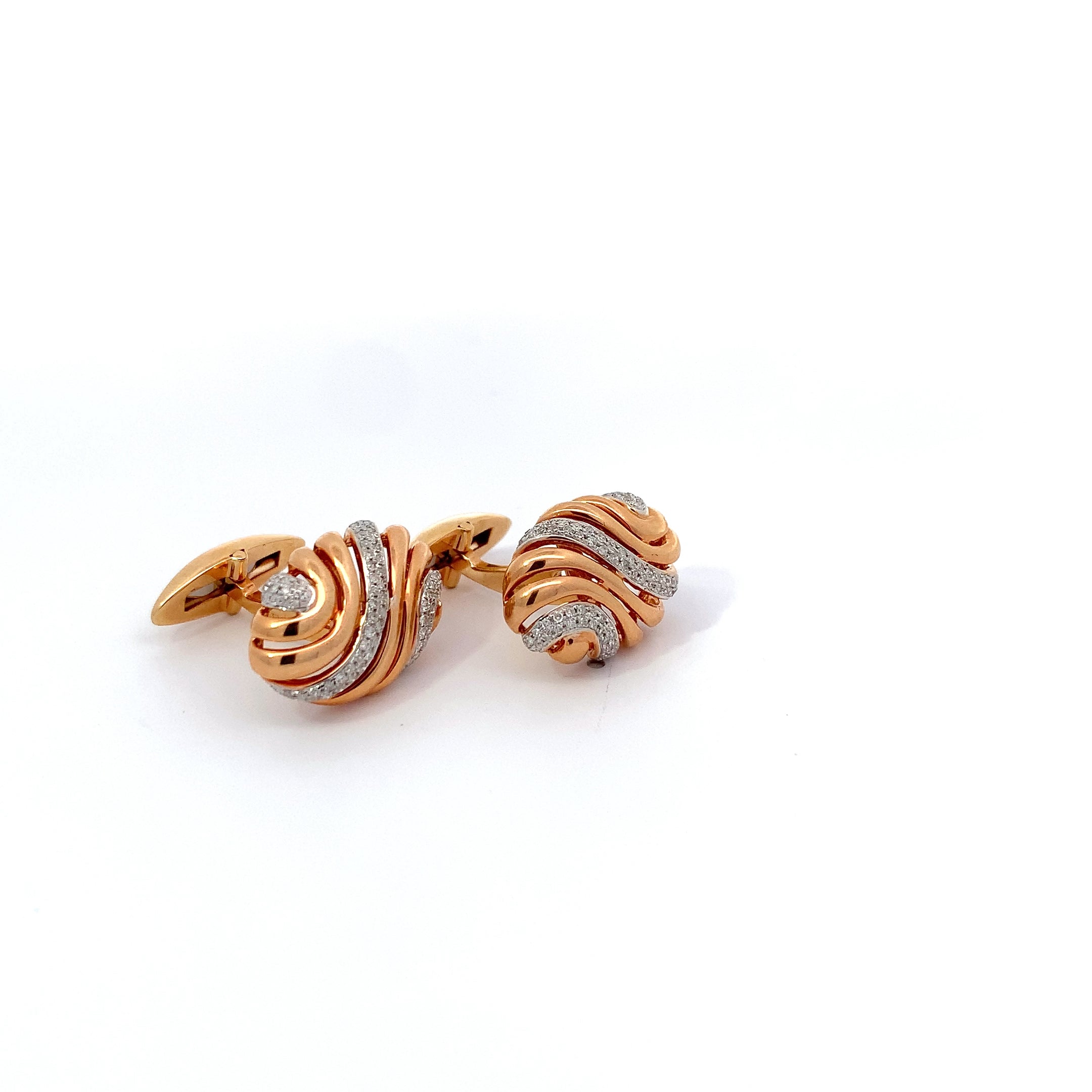 DIAMOND CUFFLINKS