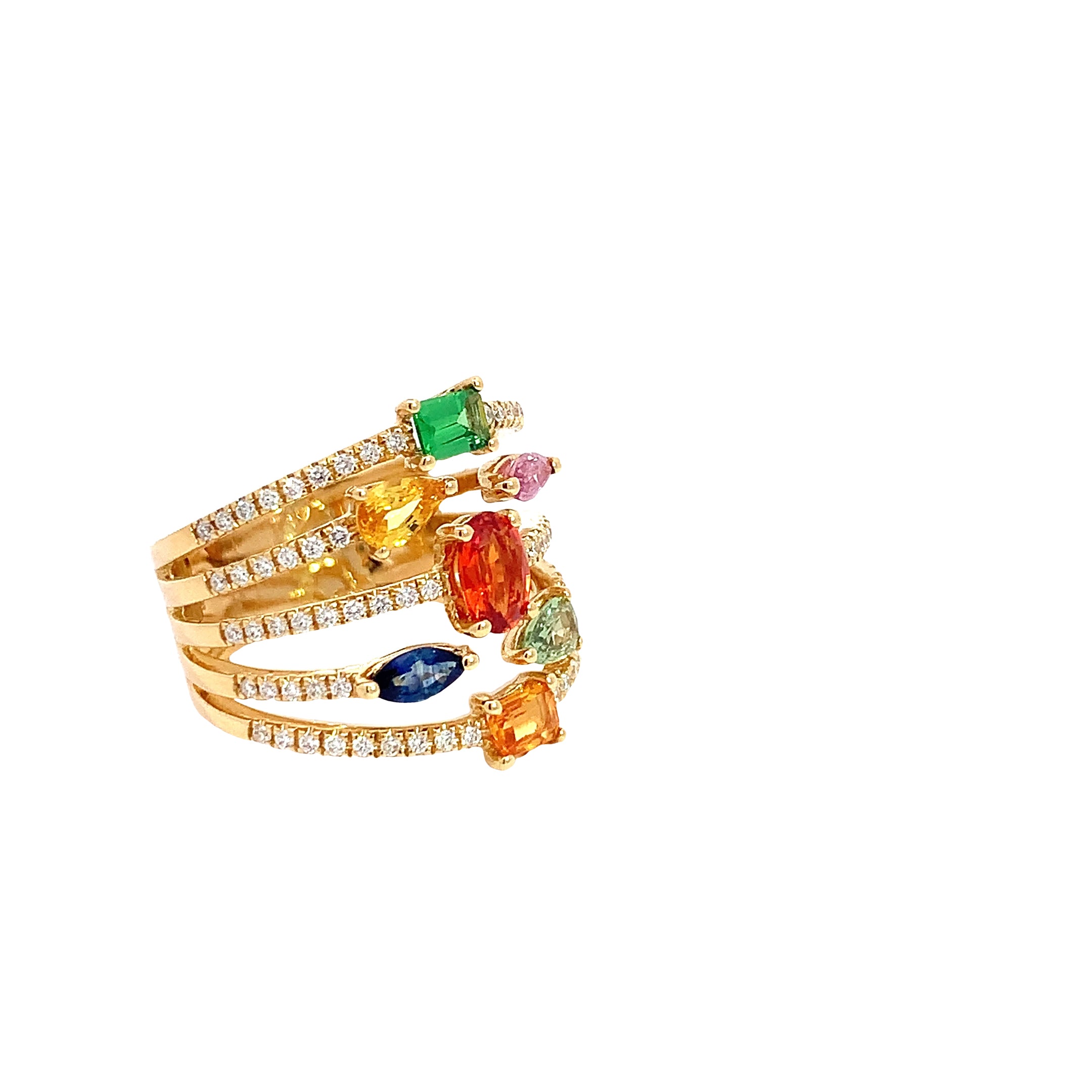 COLORED STONE RING