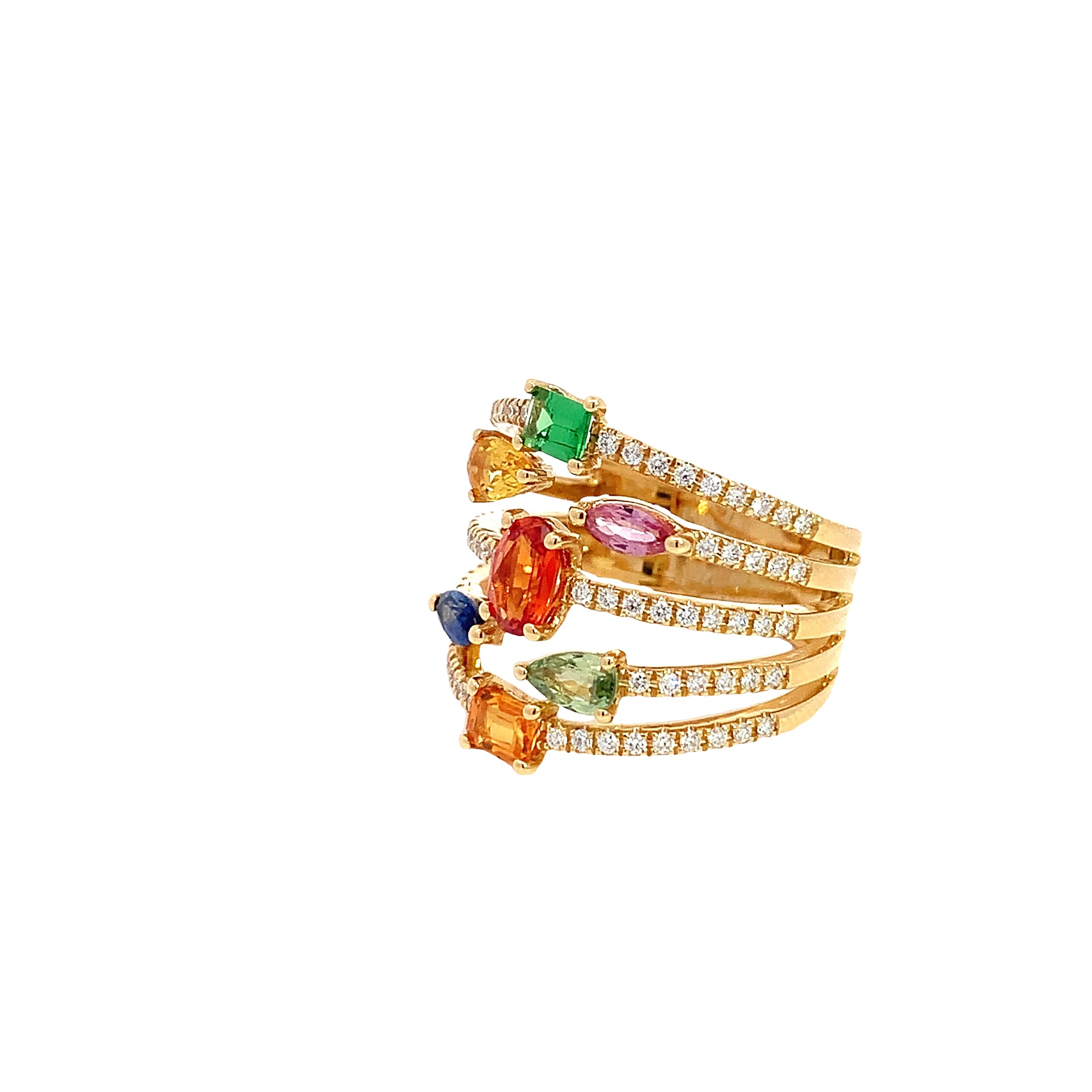 COLORED STONE RING