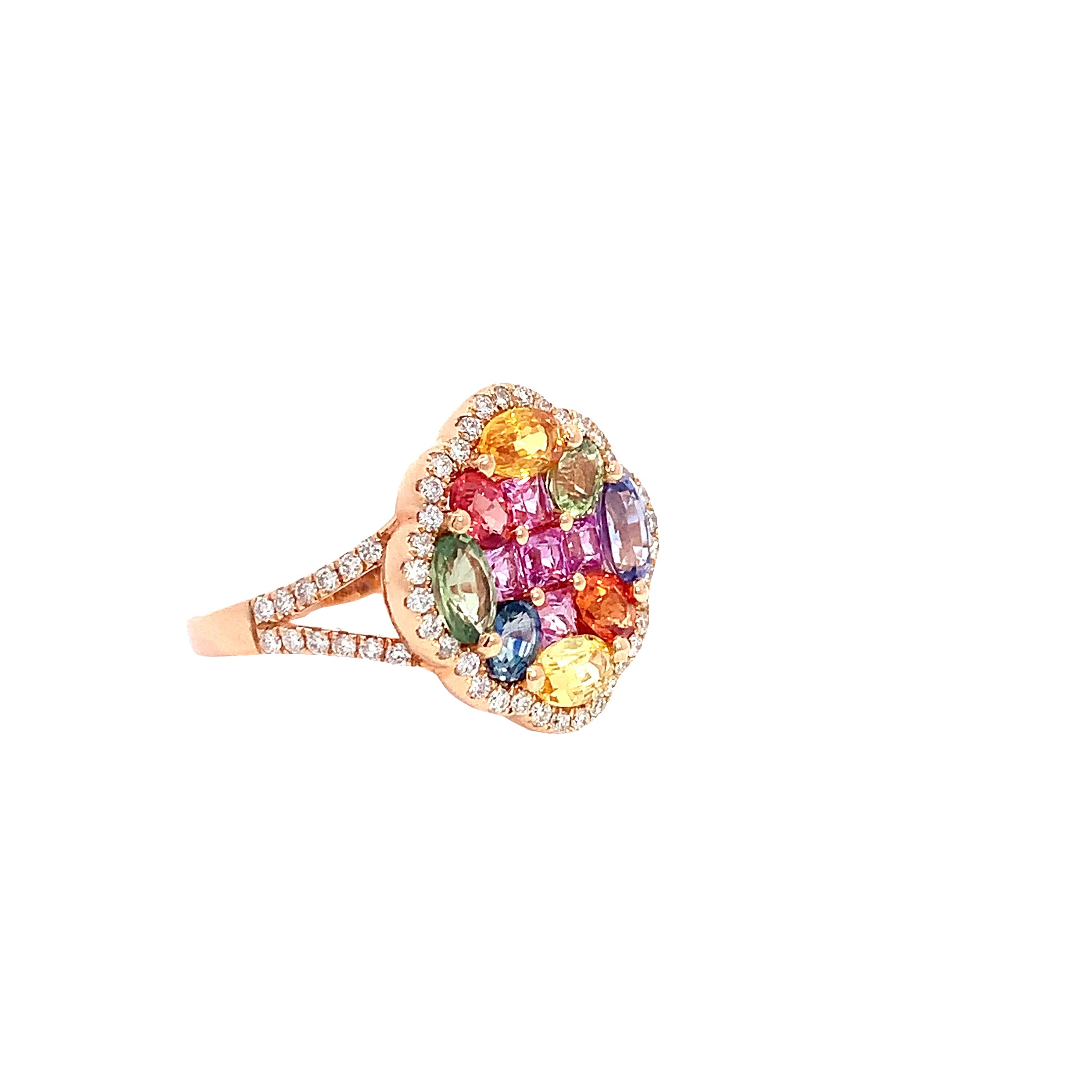 MULTI-COLOR SAPPHIRE RING