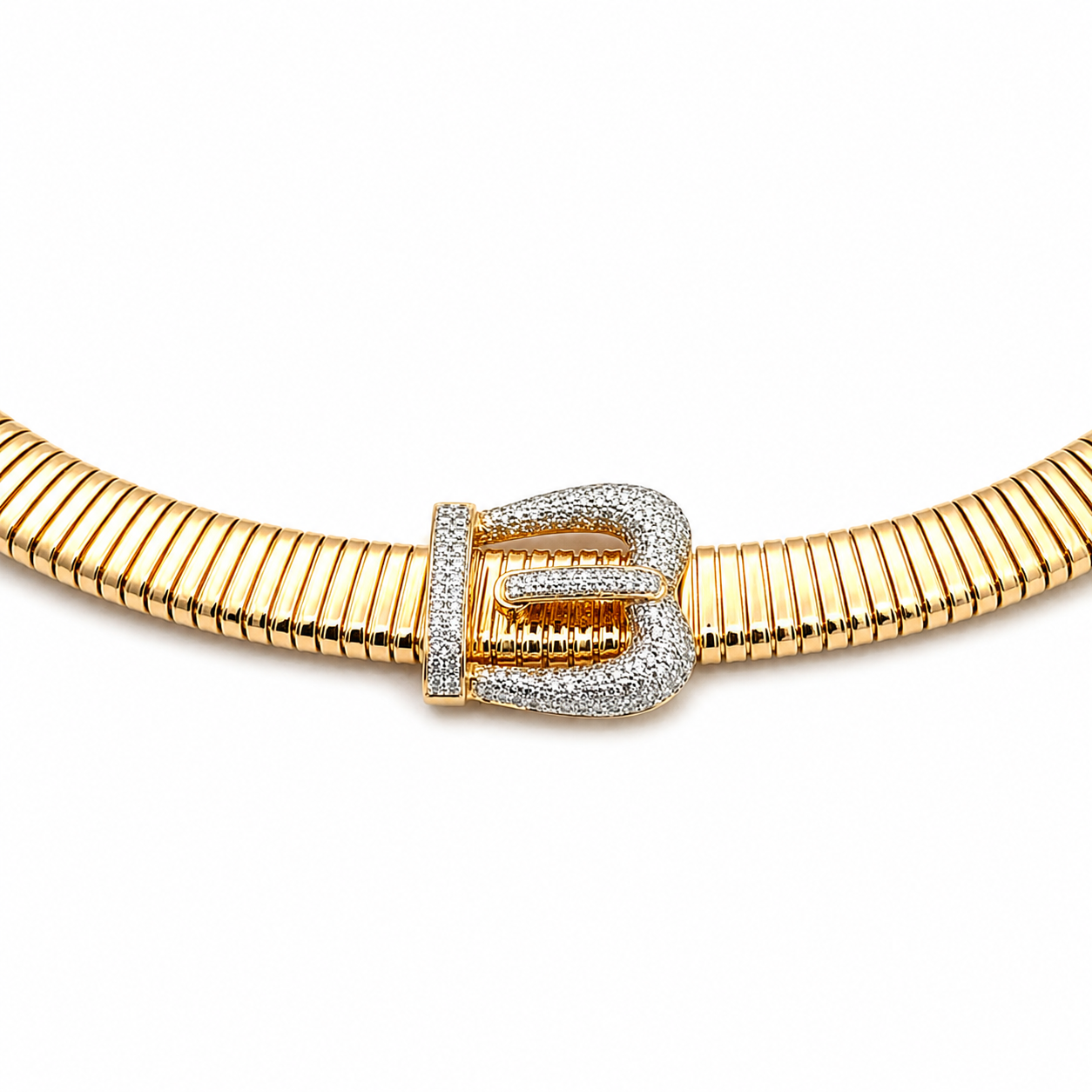 Yellow Gold Diamond Necklace