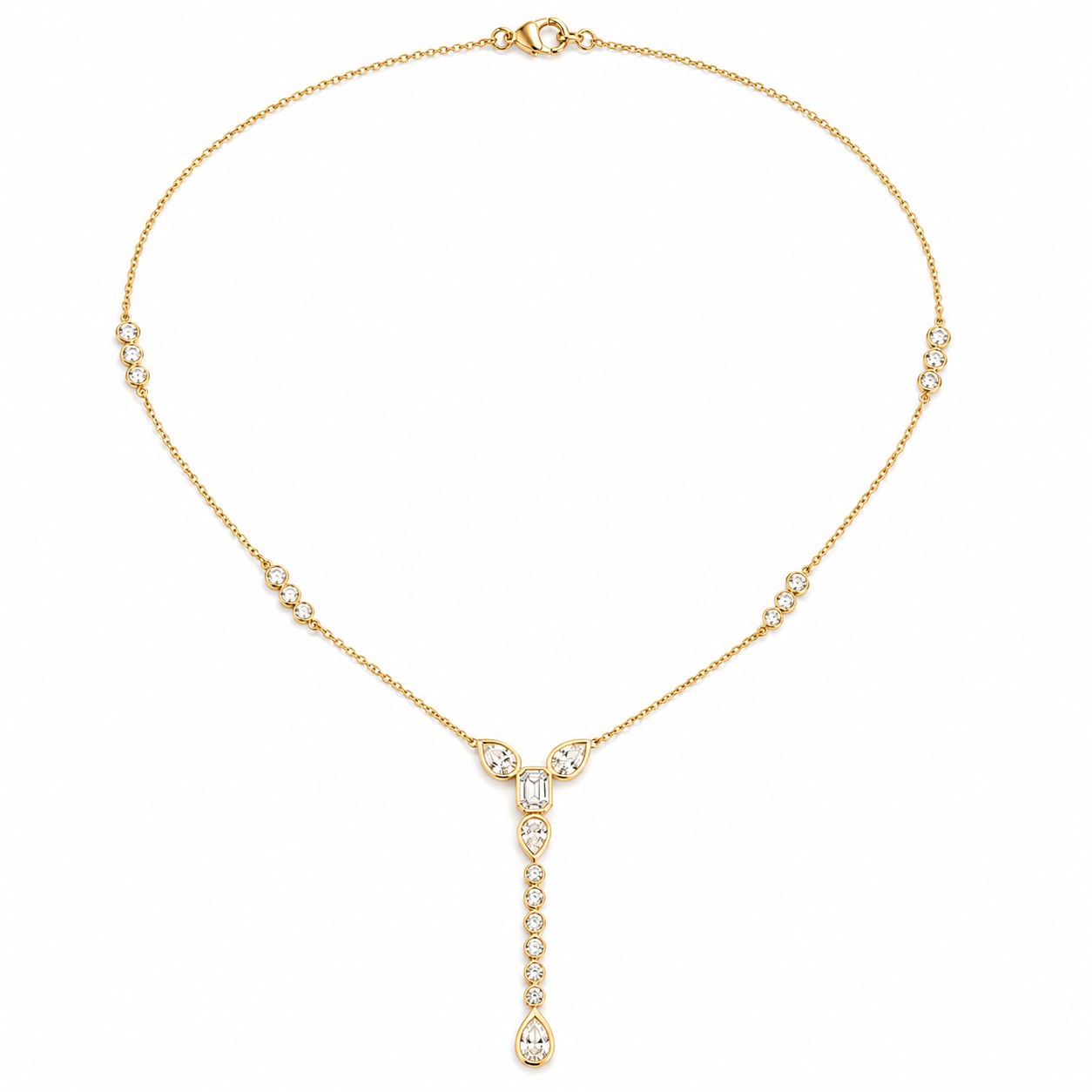 Yellow Gold Diamond Necklace