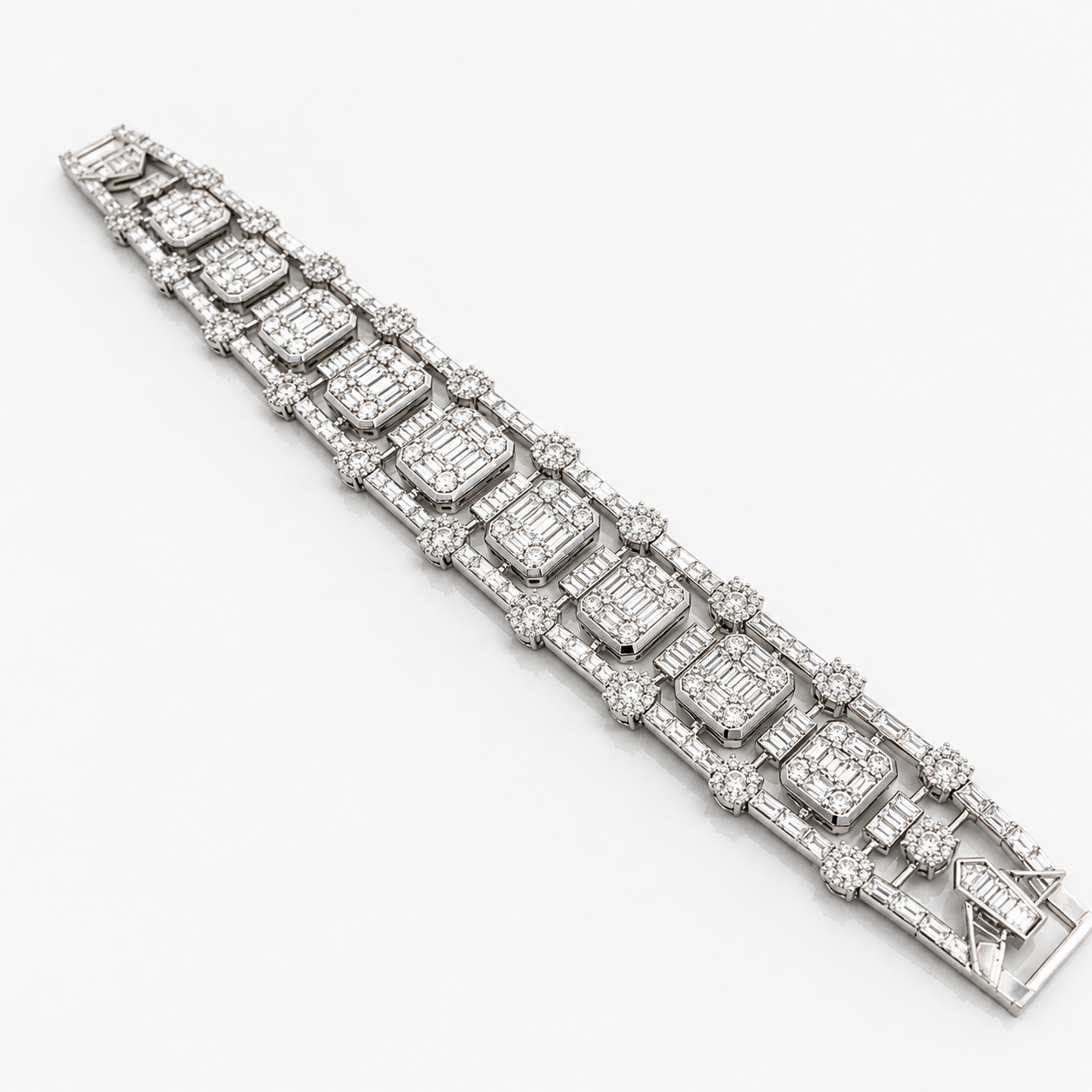 White Gold Diamond Bracelet