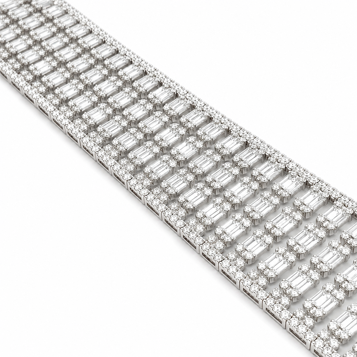 White Gold Diamond Bracelet